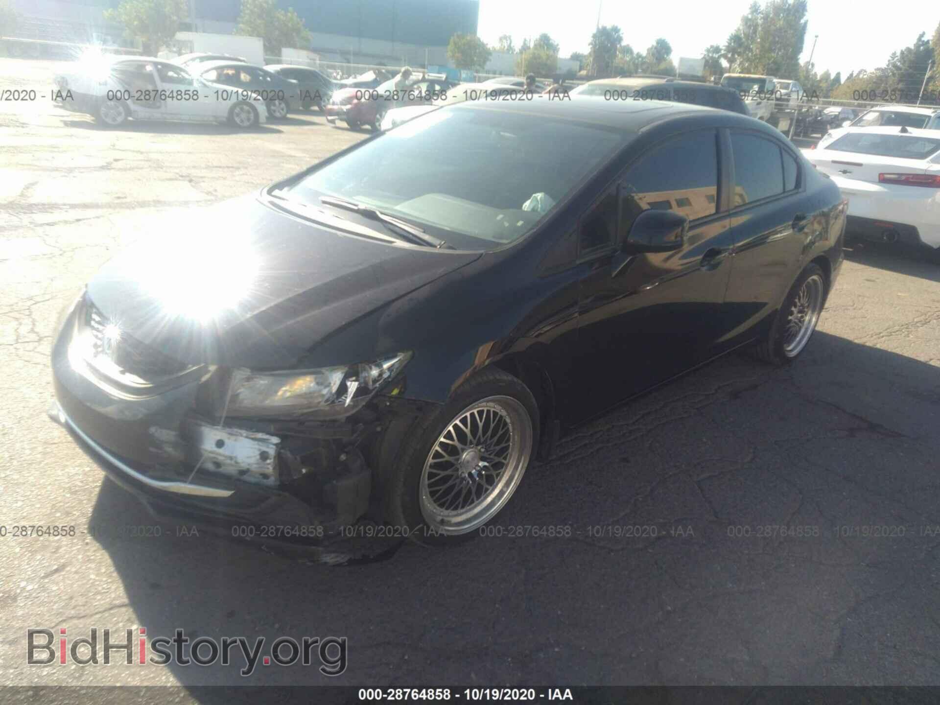 2013 HONDA CIVIC SDN - VIN: 2HGFB2F86DH511387 - Фото 2