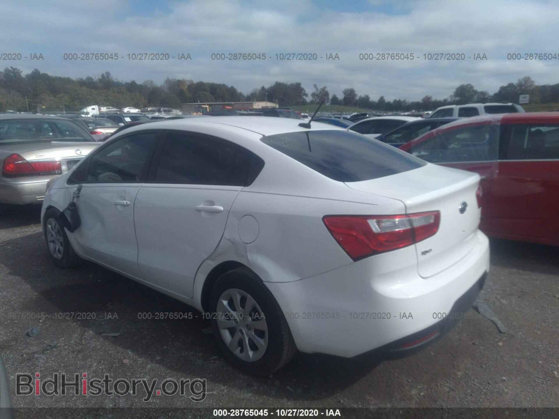 2013 KIA RIO - VIN: KNADM4A34D6120745 - Фото 3