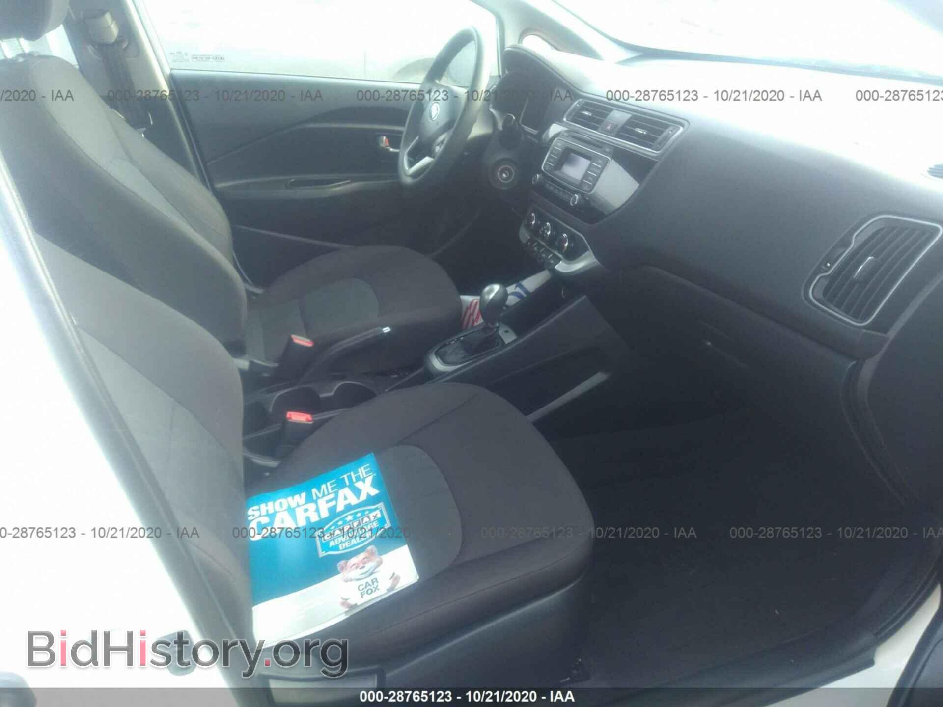 2016 KIA RIO - VIN: KNADM4A34G6685209 - Фото 5