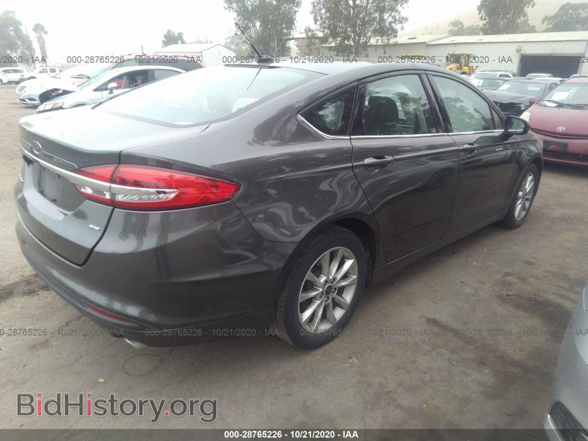 2017 FORD FUSION - VIN: 3FA6P0H75HR117761 - Фото 4