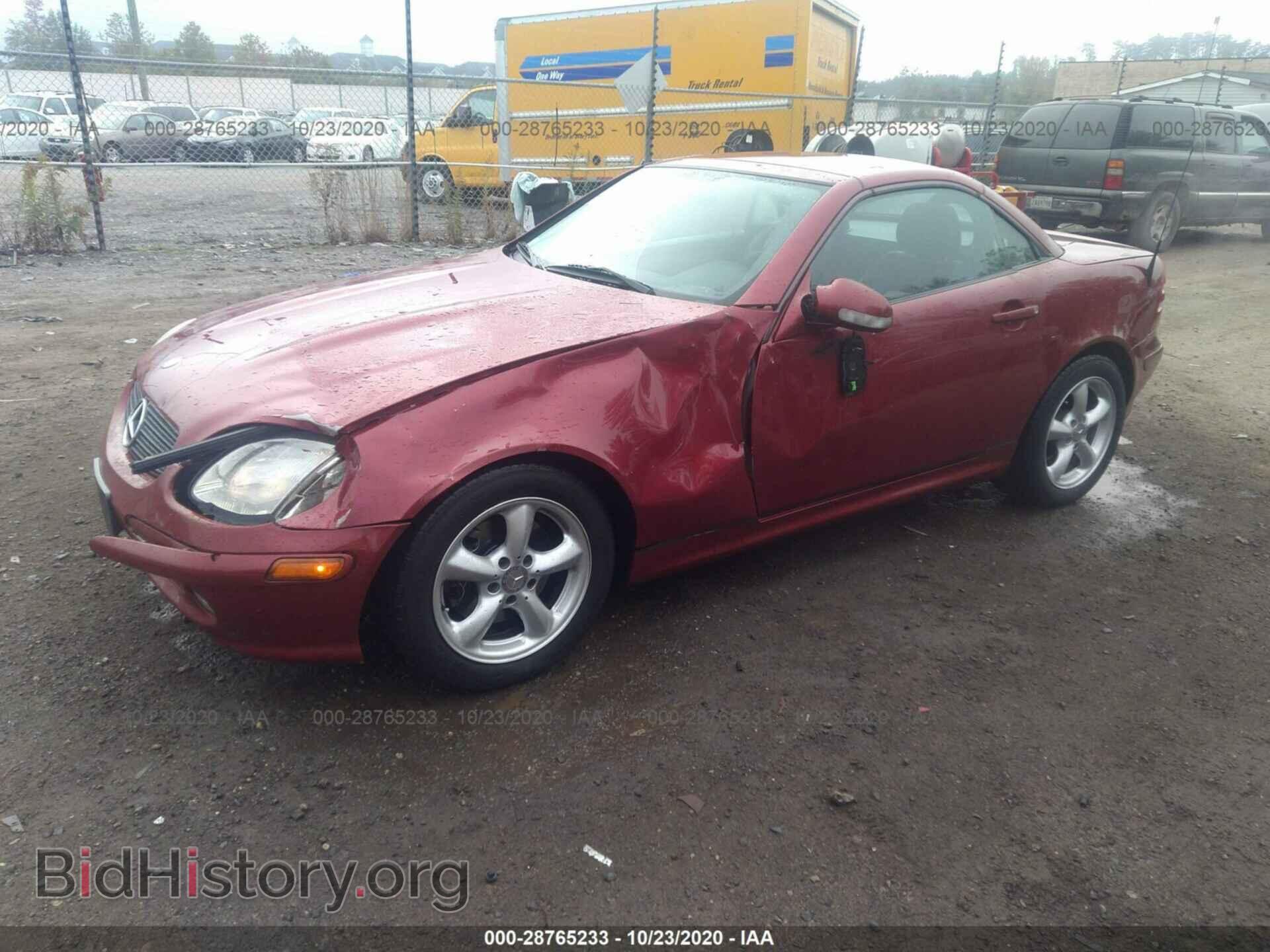 2001 MERCEDES-BENZ SLK-CLASS - VIN: WDBKK65F81F215545 - Фото 2