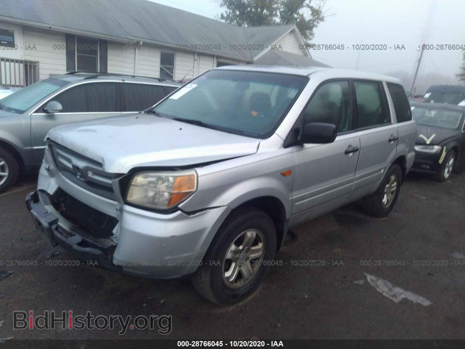 2006 HONDA PILOT - VIN: 5FNYF18196B003445 - Фото 2