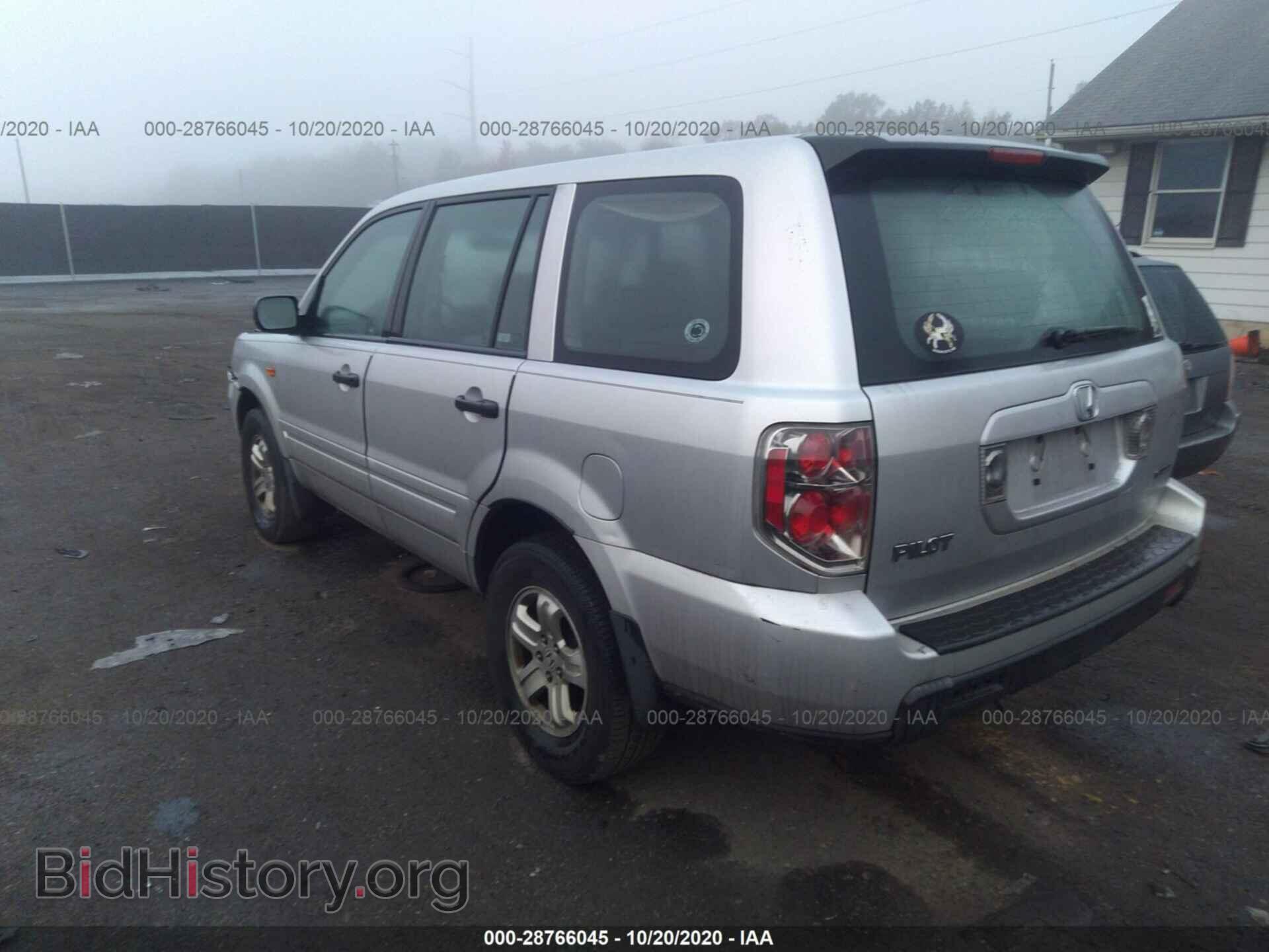 2006 HONDA PILOT - VIN: 5FNYF18196B003445 - Фото 3