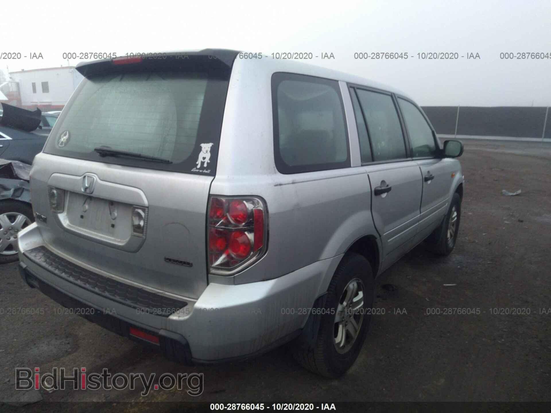 2006 HONDA PILOT - VIN: 5FNYF18196B003445 - Фото 4