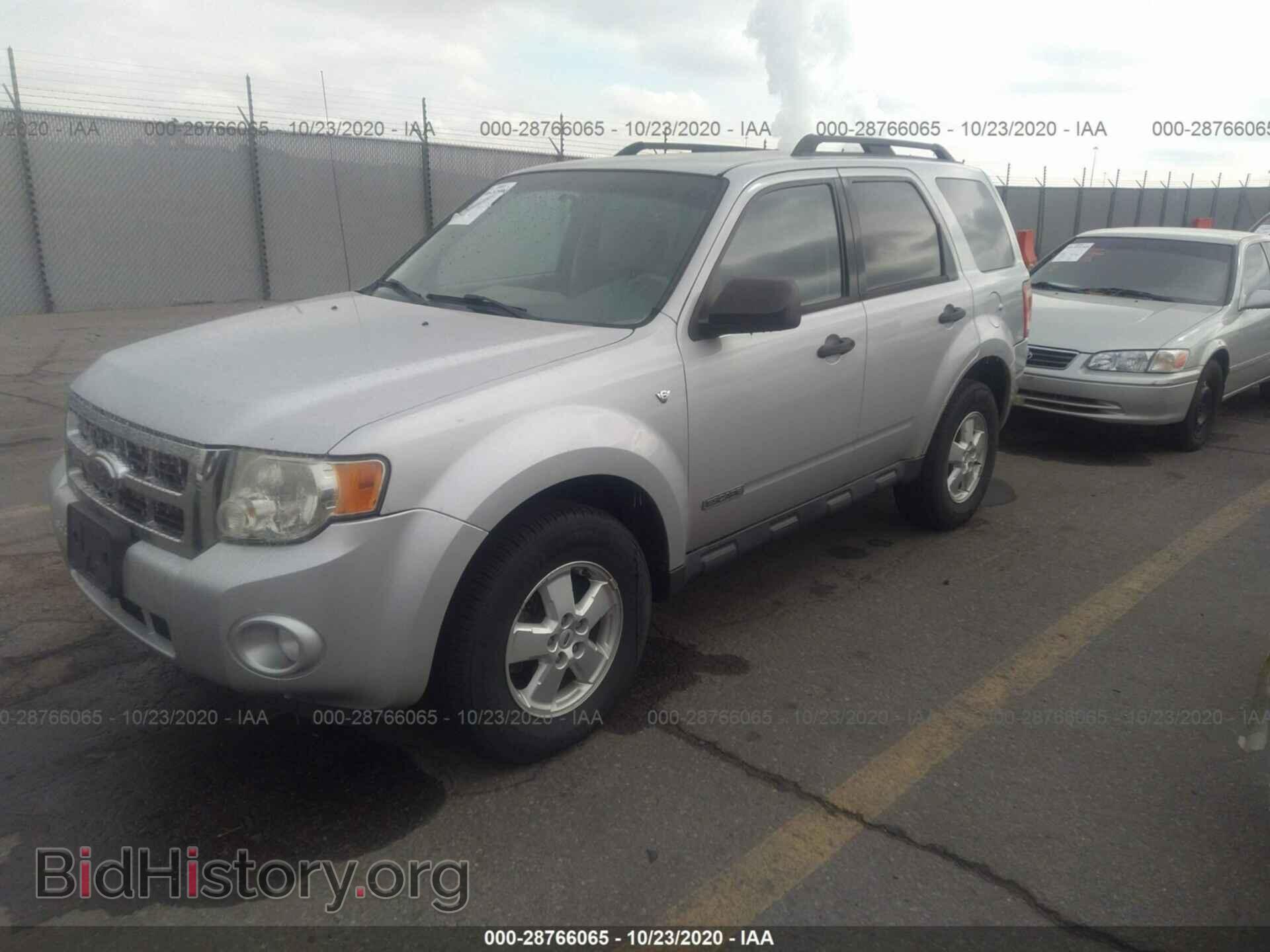 2008 FORD ESCAPE - VIN: 1FMCU93148KA62314 - Фото 2