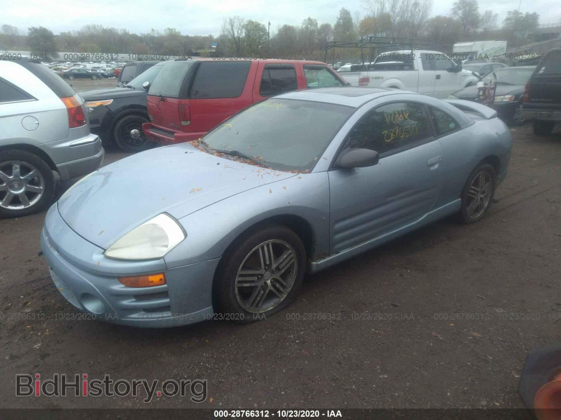 2003 MITSUBISHI ECLIPSE - VIN: 4A3AC74H93E022815 - Фото 2