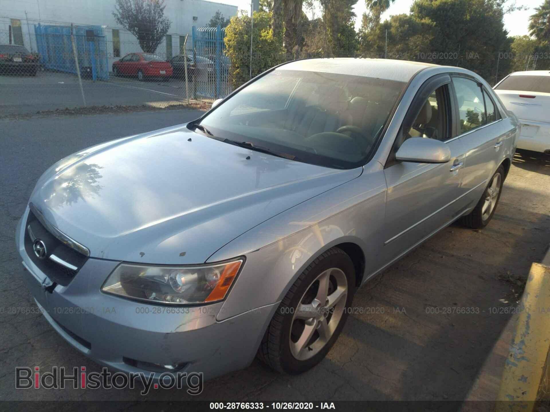 2007 HYUNDAI SONATA - VIN: 5NPEU46F47H185728 - Фото 2