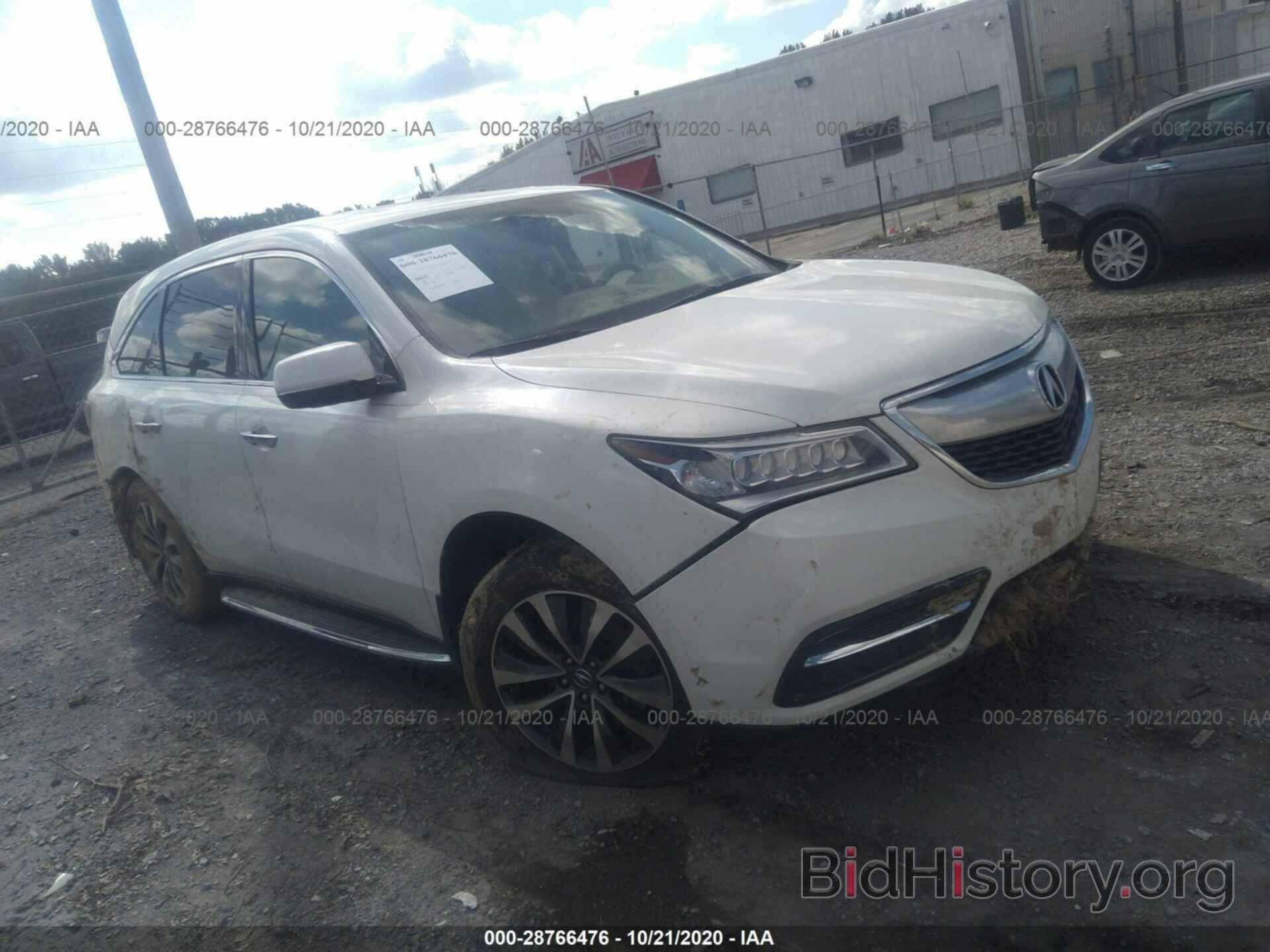 Фотография 5FRYD4H66FB011164 - ACURA MDX 2015