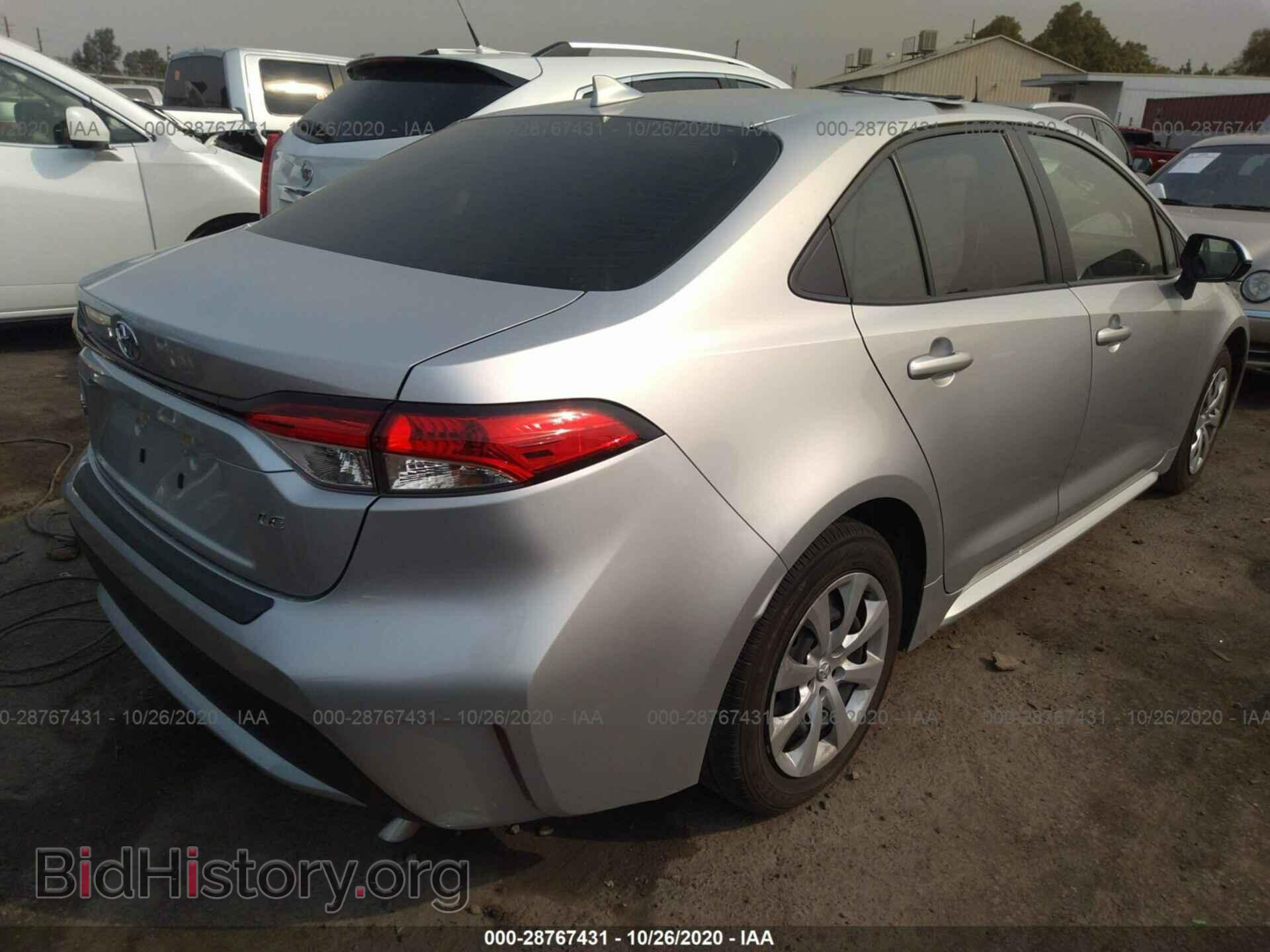 2020 TOYOTA COROLLA - VIN: JTDEPRAE6LJ089751 - Фото 4