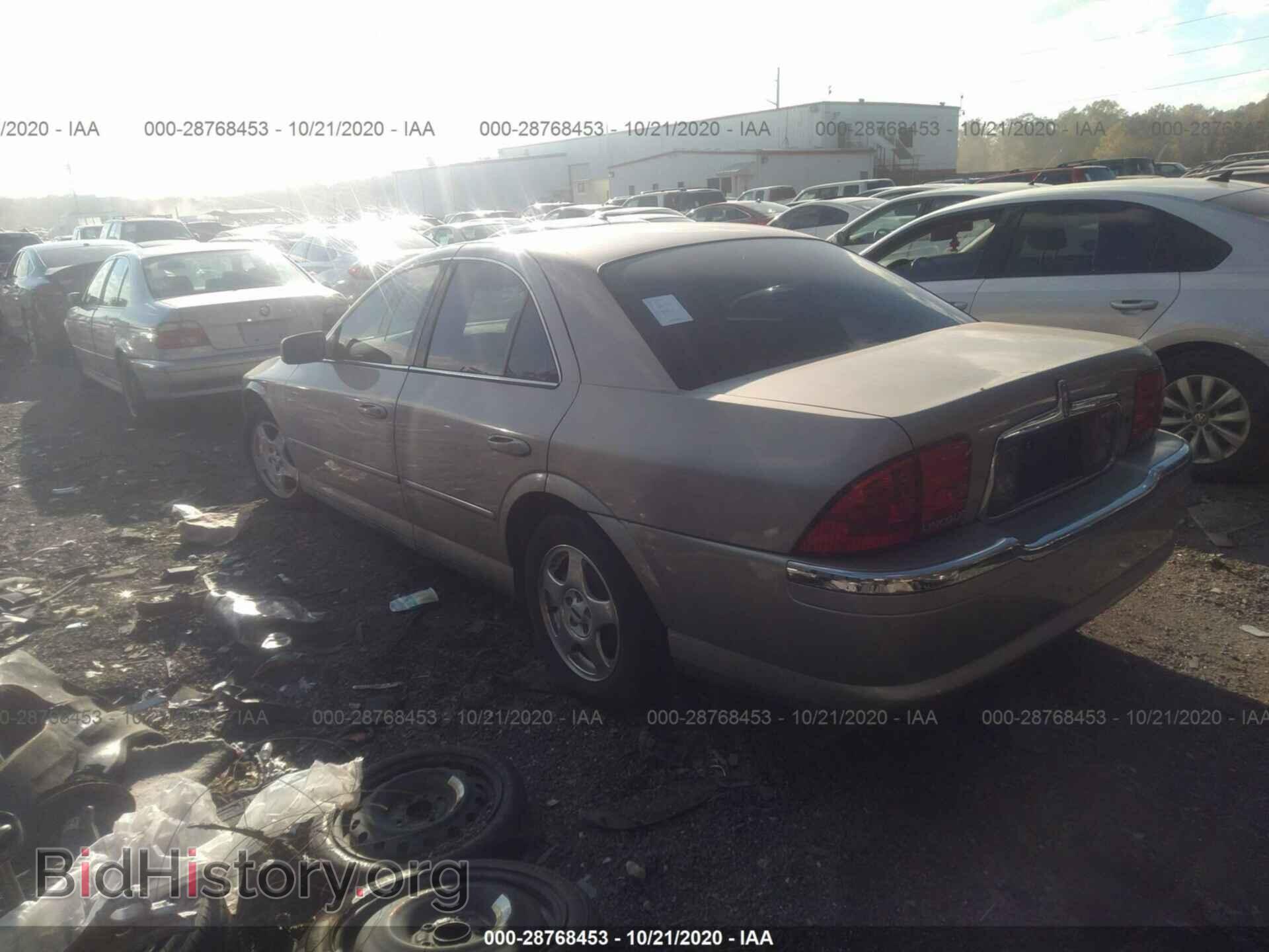 2001 LINCOLN LS - VIN: 1LNHM86S61Y631798 - Фото 3