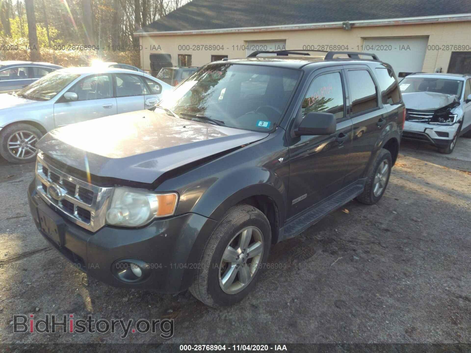 2008 FORD ESCAPE - VIN: 1FMCU93188KE81749 - Фото 2