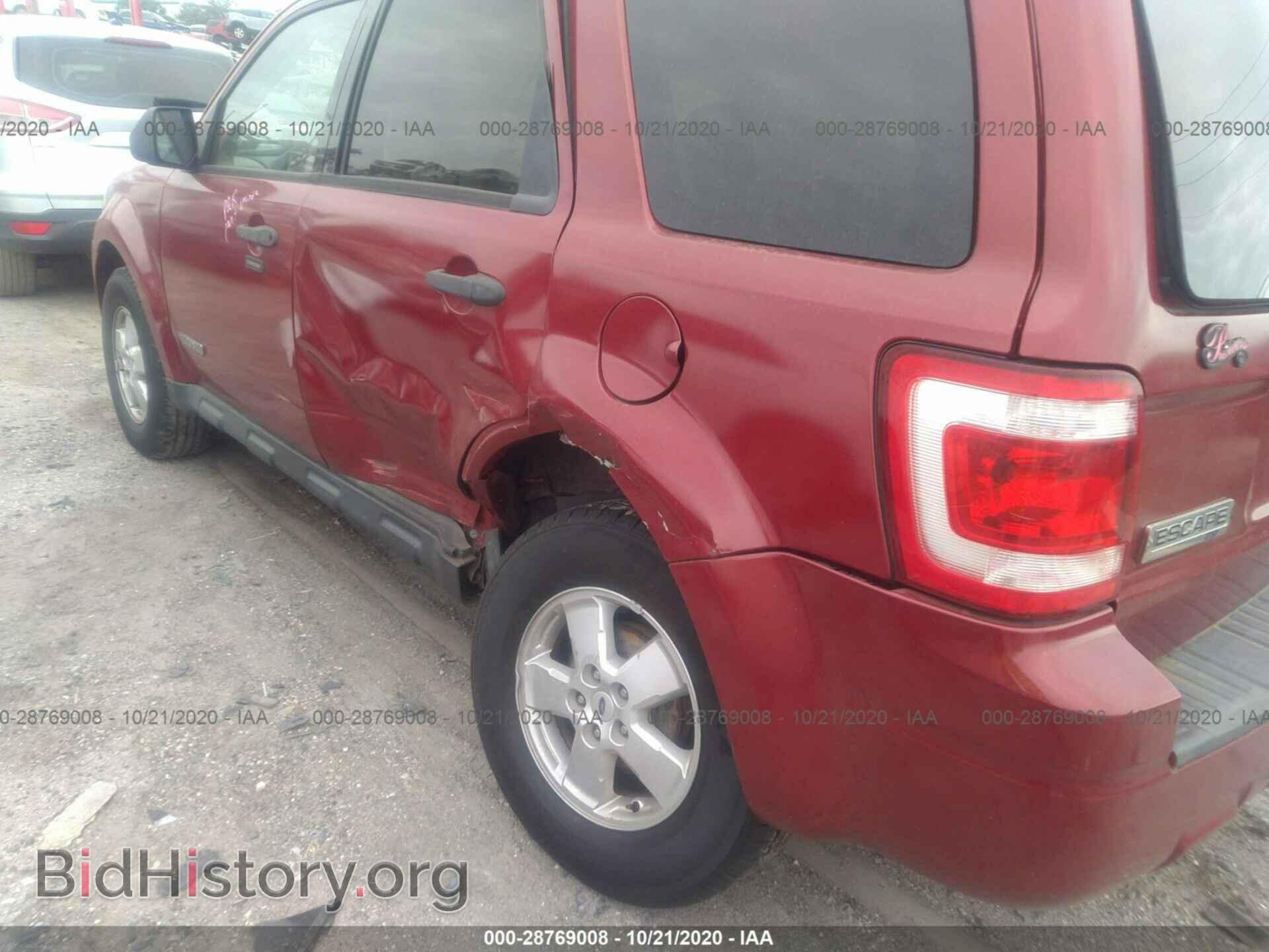 2008 FORD ESCAPE - VIN: 1FMCU93Z58KA78334 - Фото 6
