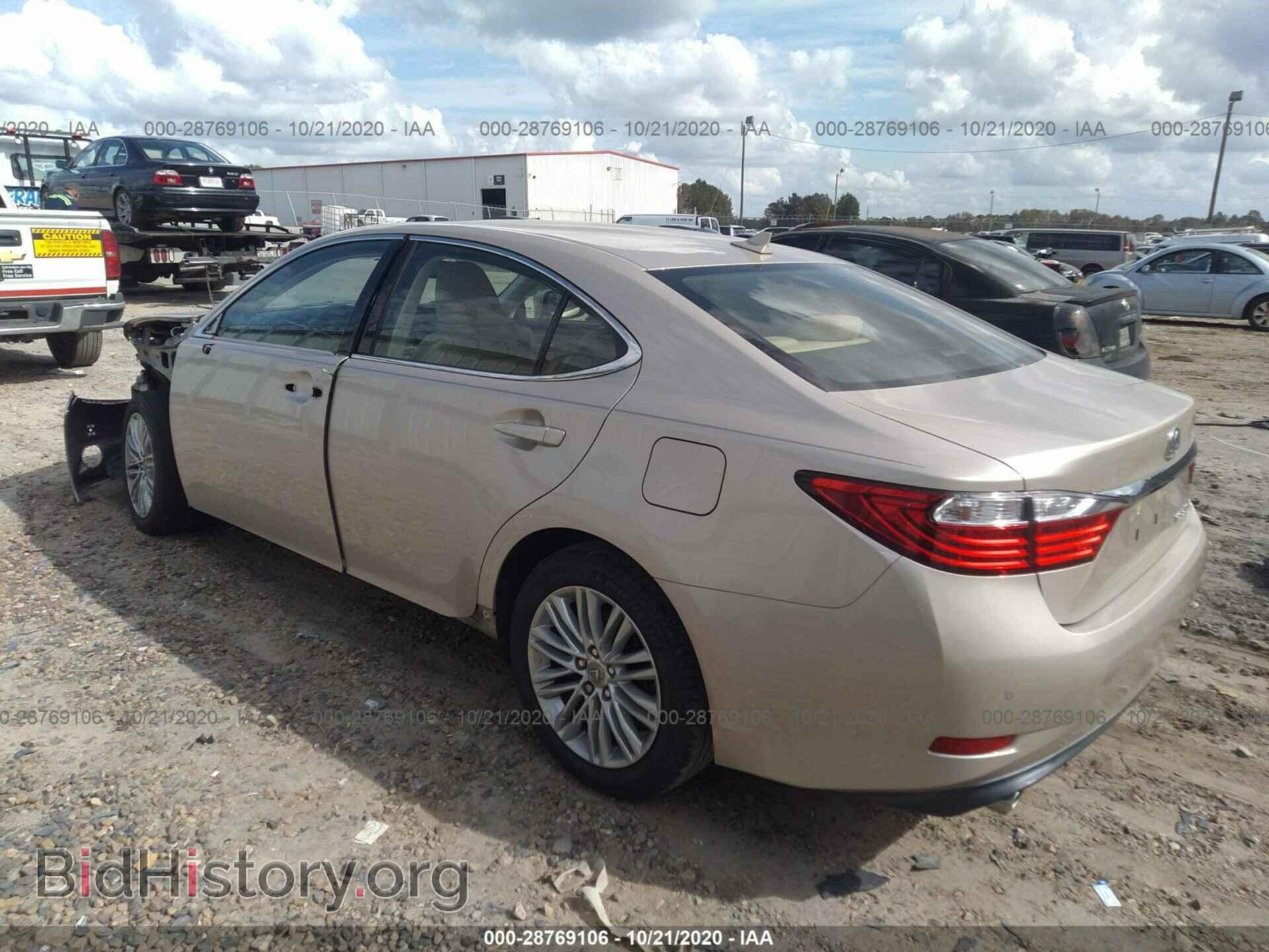 2013 LEXUS ES 350 - VIN: JTHBK1GG4D2030154 - Фото 3