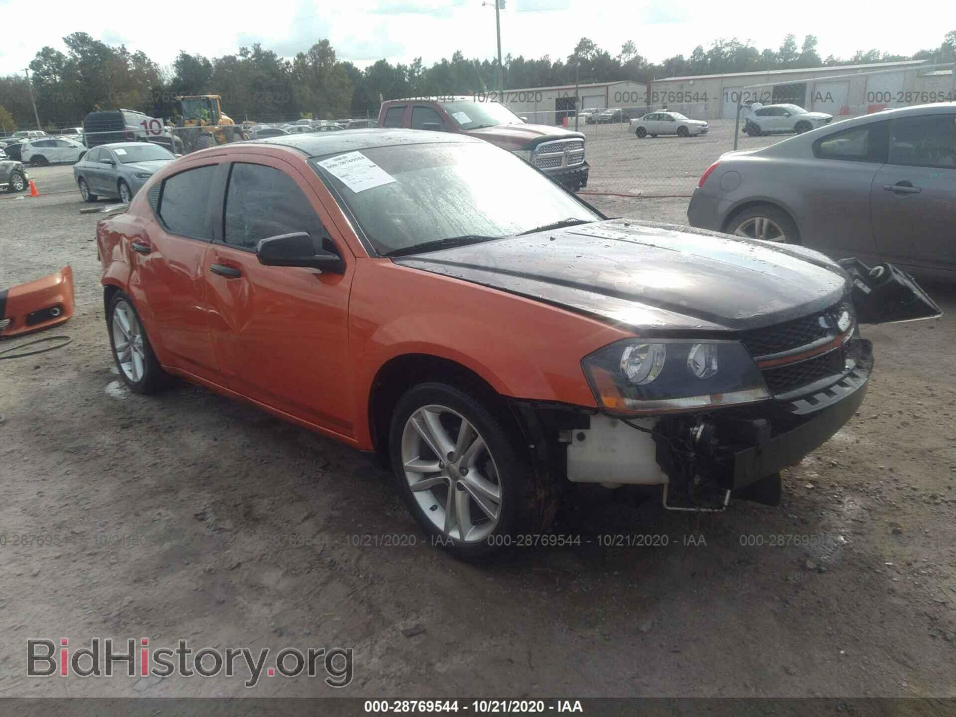 Фотография 1C3CDZAG9DN504996 - DODGE AVENGER 2013