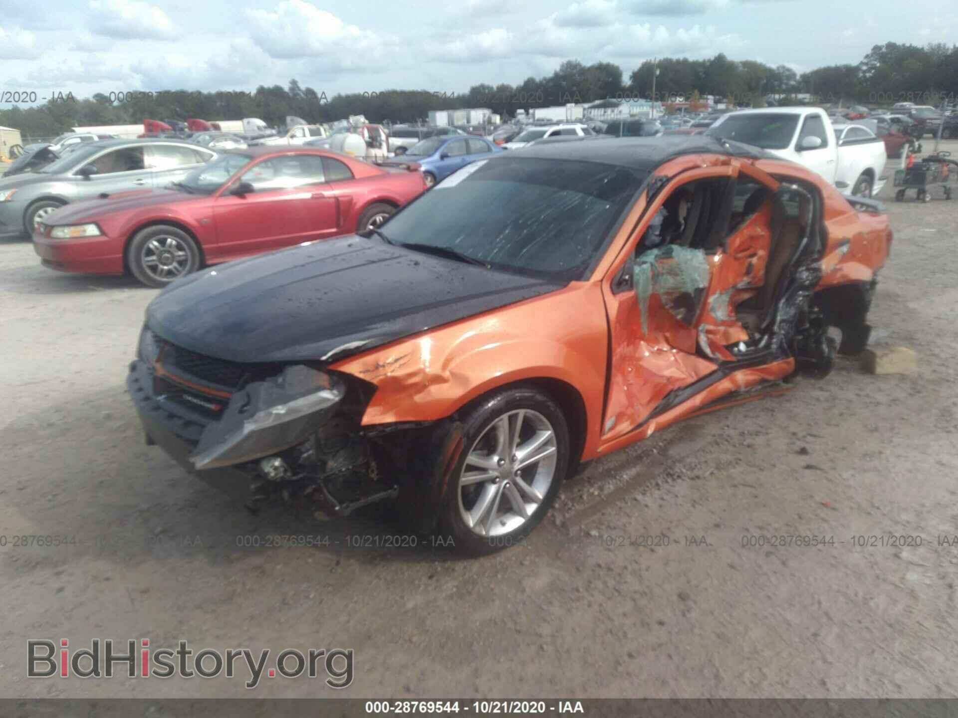 2013 DODGE AVENGER - VIN: 1C3CDZAG9DN504996 - Фото 2