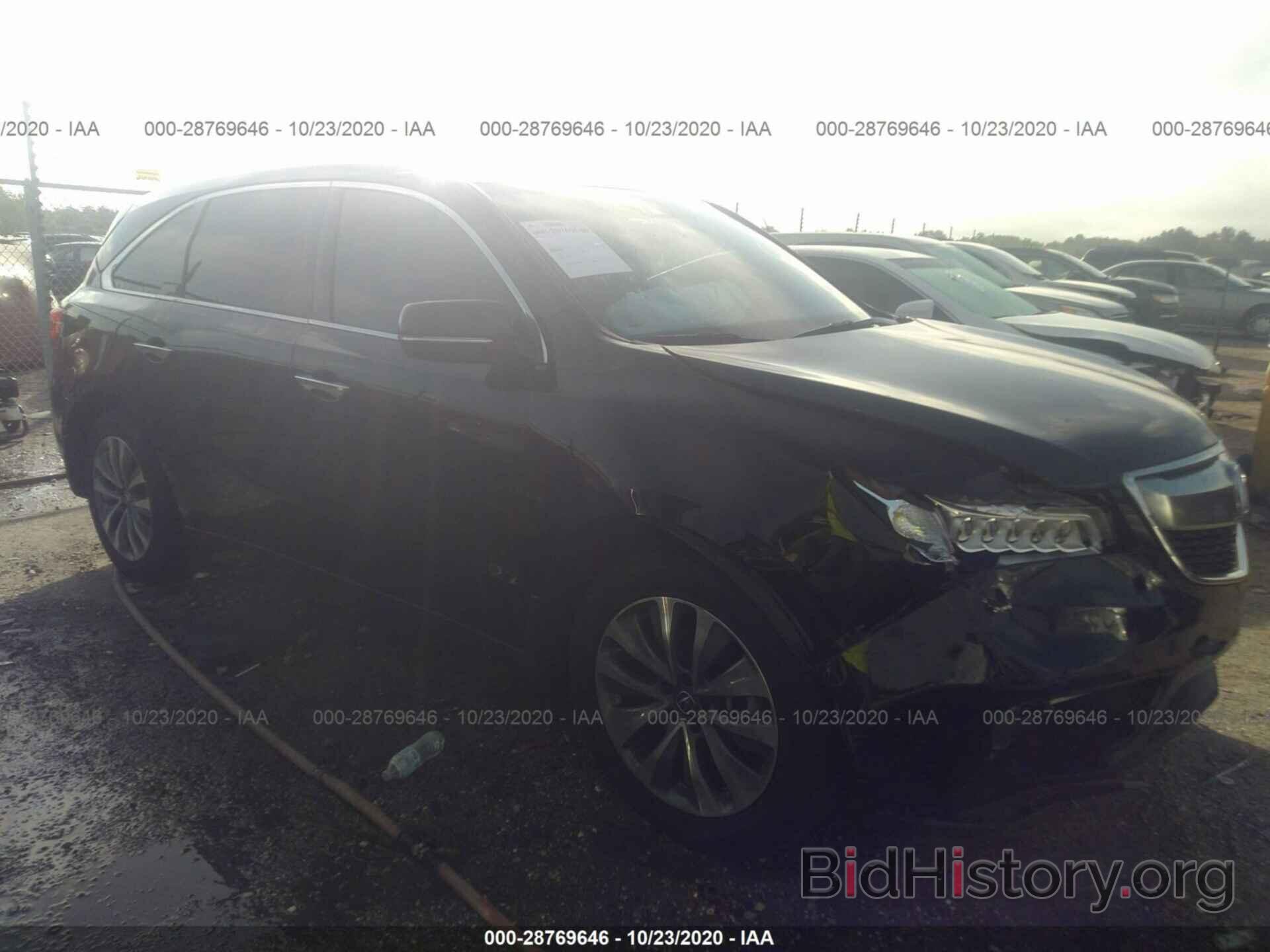 Photo 5FRYD3H49GB007362 - ACURA MDX 2016