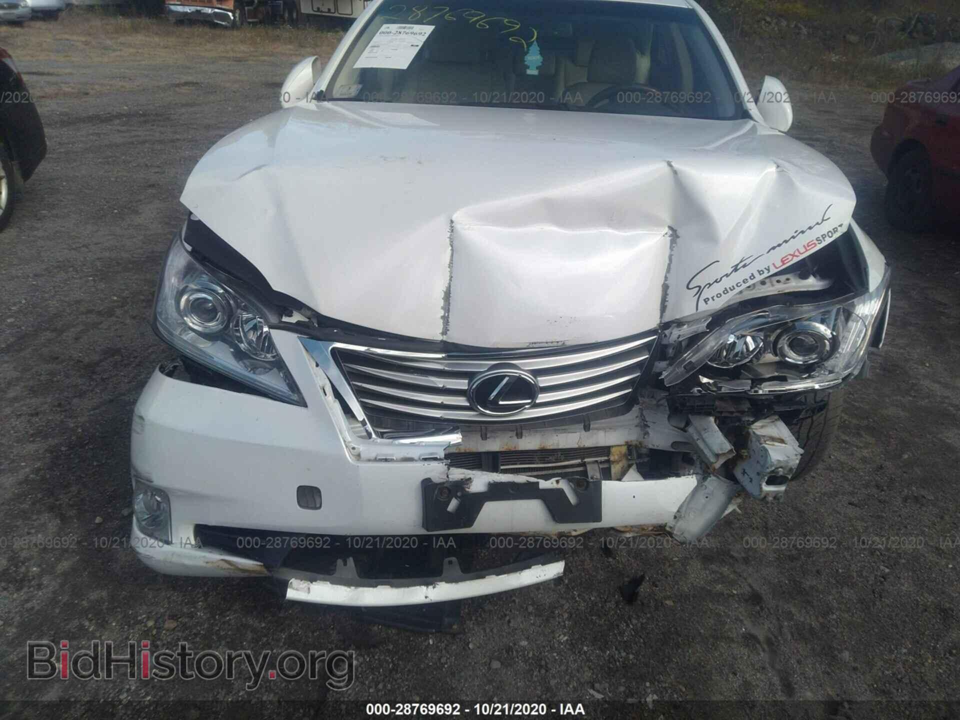 2010 LEXUS ES 350 - VIN: JTHBK1EG0A2399639 - Фото 6