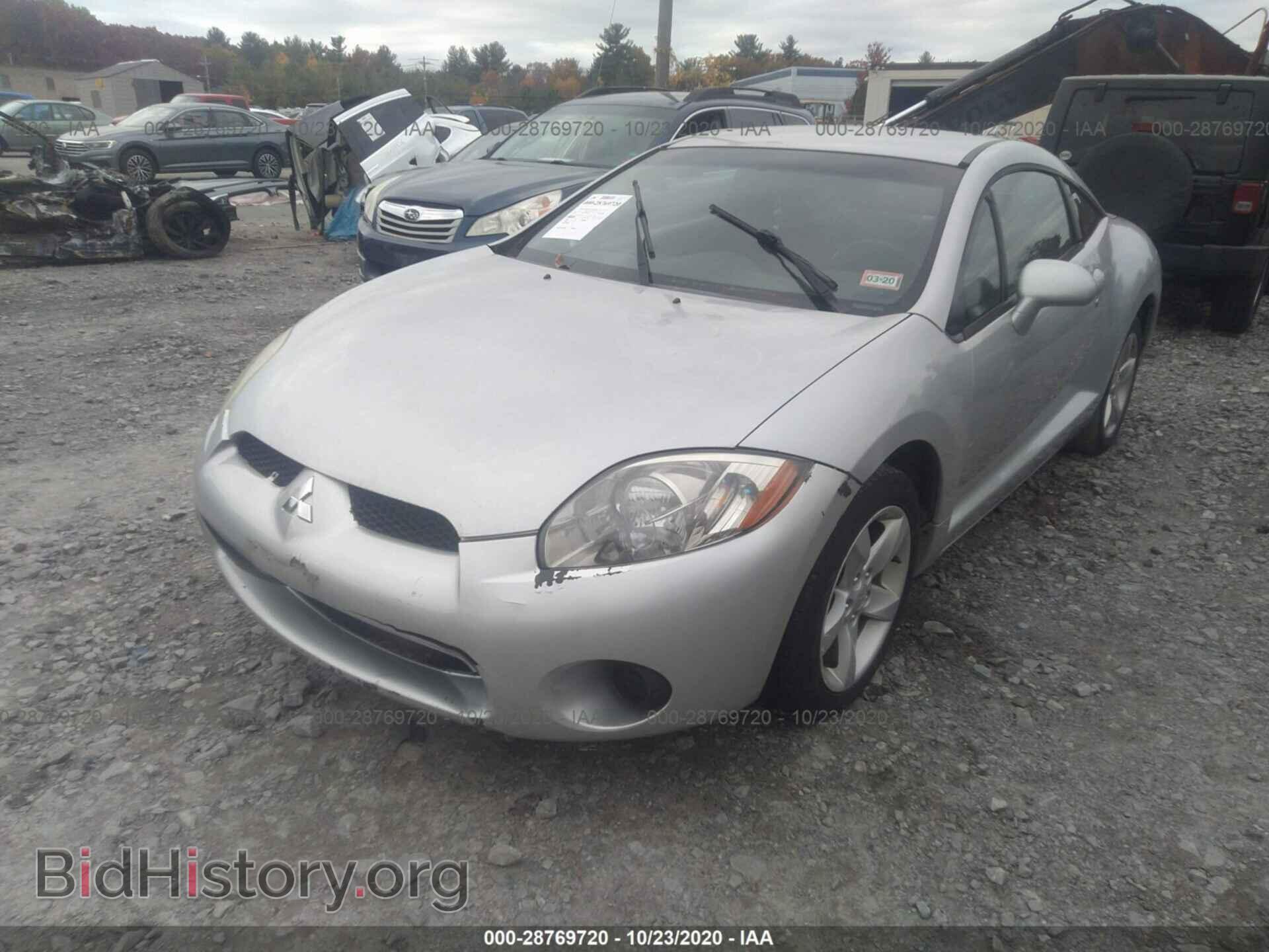 2006 MITSUBISHI ECLIPSE - VIN: 4A3AK24FX6E003375 - Фото 2