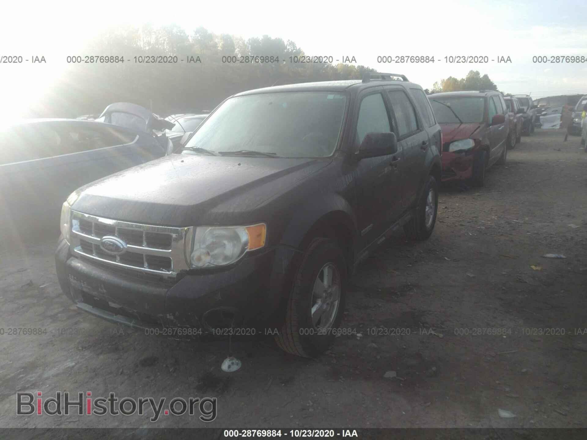 2008 FORD ESCAPE - VIN: 1FMCU03Z38KB53320 - Фото 2
