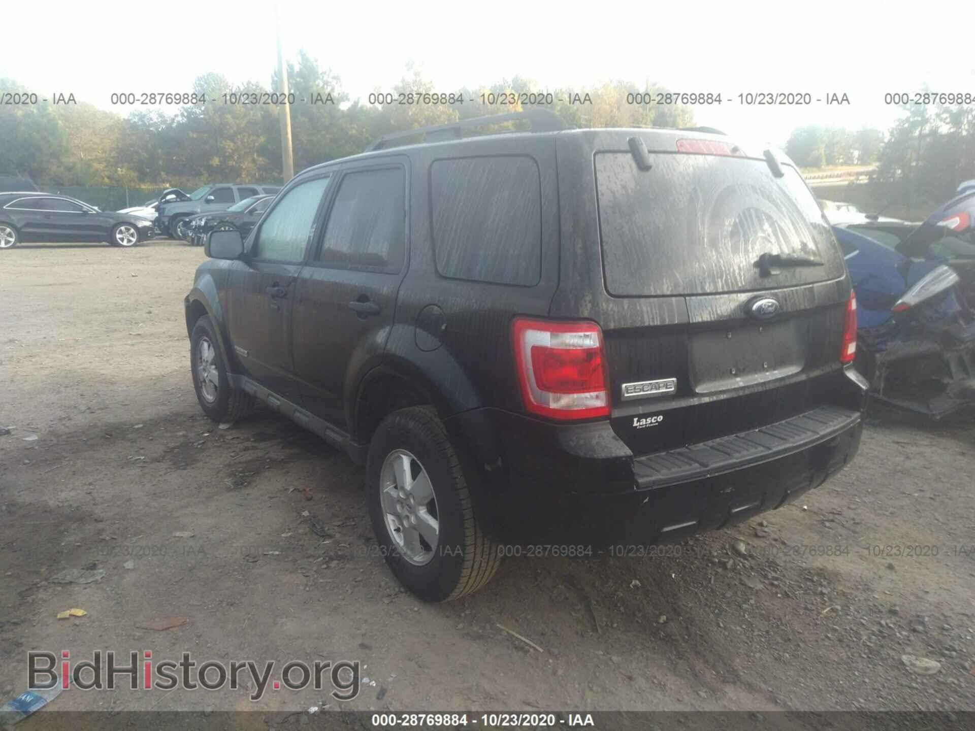 2008 FORD ESCAPE - VIN: 1FMCU03Z38KB53320 - Фото 3
