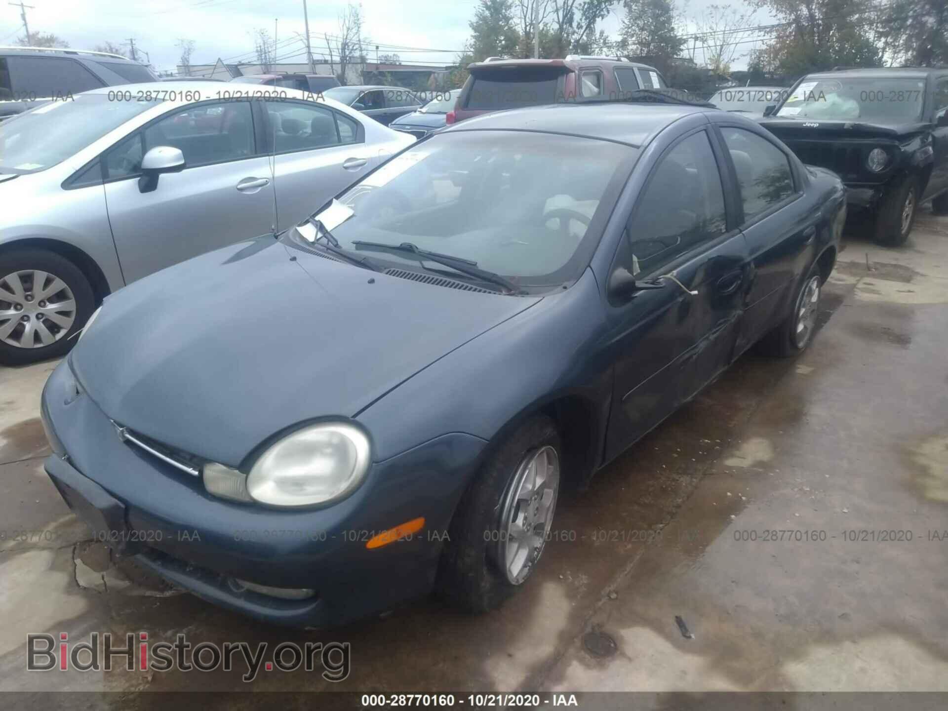 2001 DODGE NEON - VIN: 1B3ES46C91D247814 - Фото 2