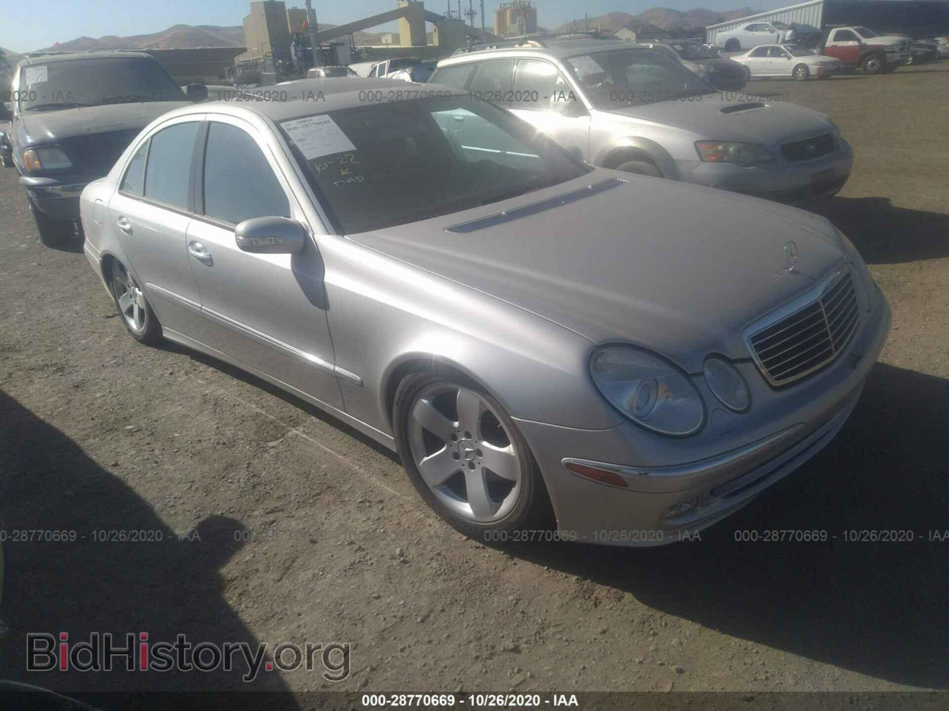 Фотография WDBUF65J45A641415 - MERCEDES-BENZ E-CLASS 2005