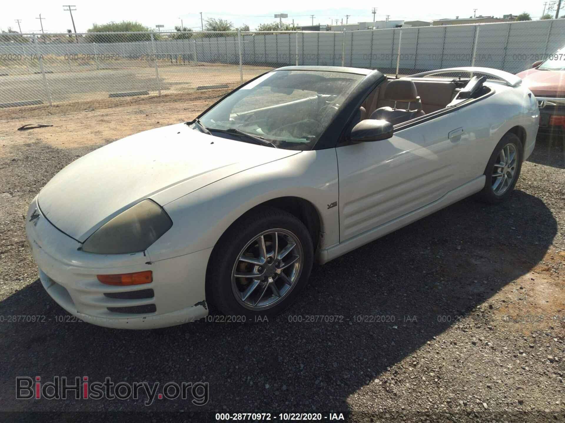 2001 MITSUBISHI ECLIPSE - VIN: 4A3AE55H61E005755 - Photo 2