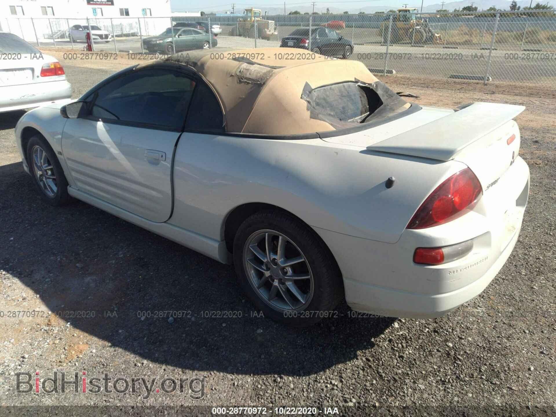 2001 MITSUBISHI ECLIPSE - VIN: 4A3AE55H61E005755 - Photo 3