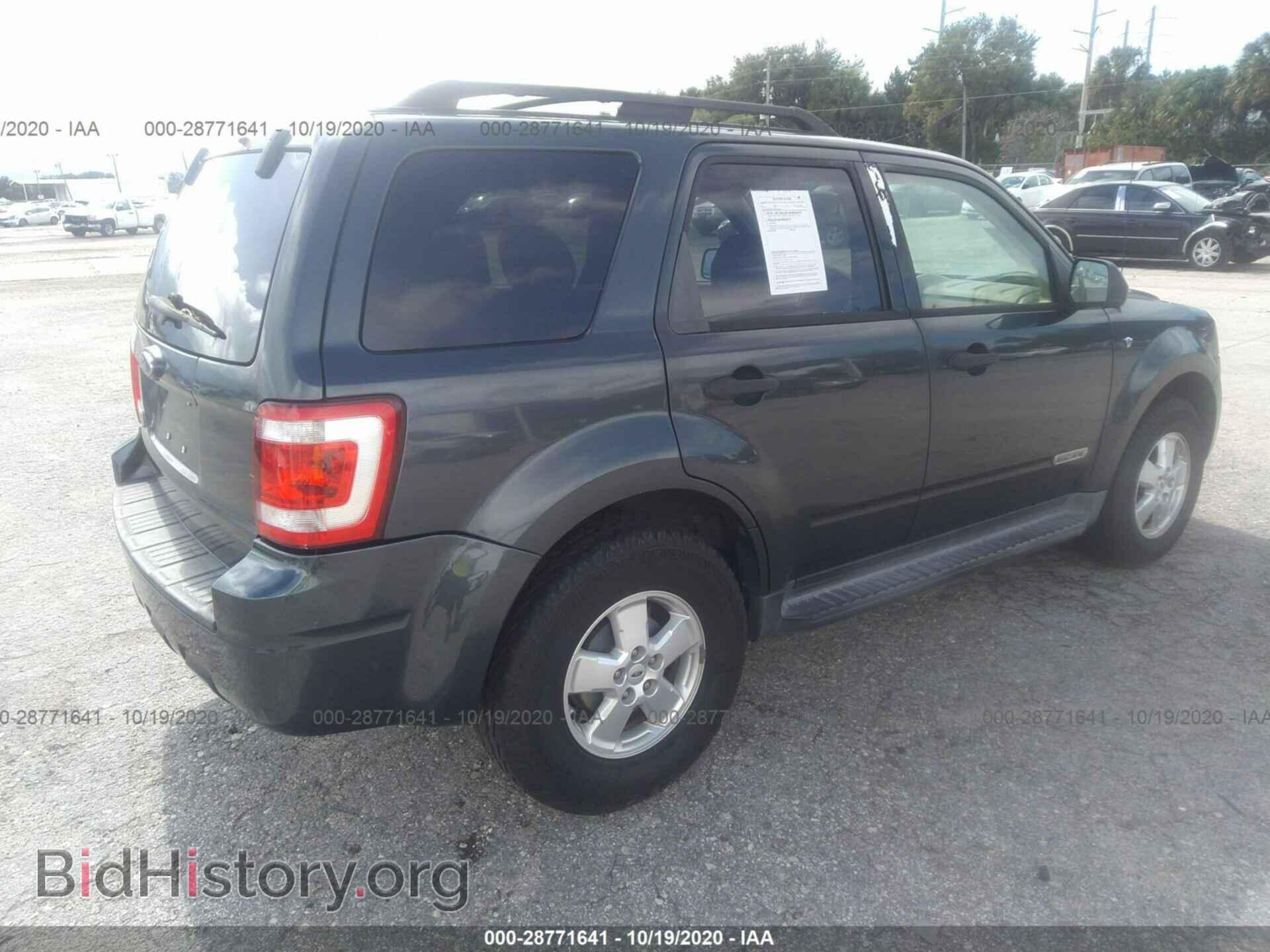 2008 FORD ESCAPE - VIN: 1FMCU03128KA43076 - Photo 4