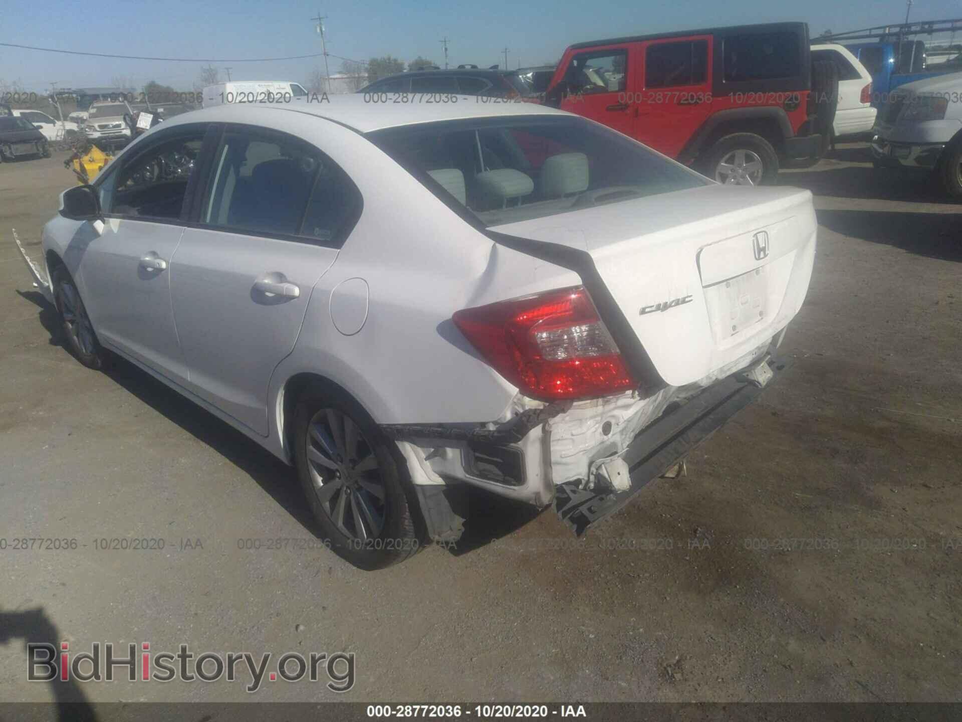 2012 HONDA CIVIC SDN - VIN: 19XFB2F85CE390084 - Фото 3