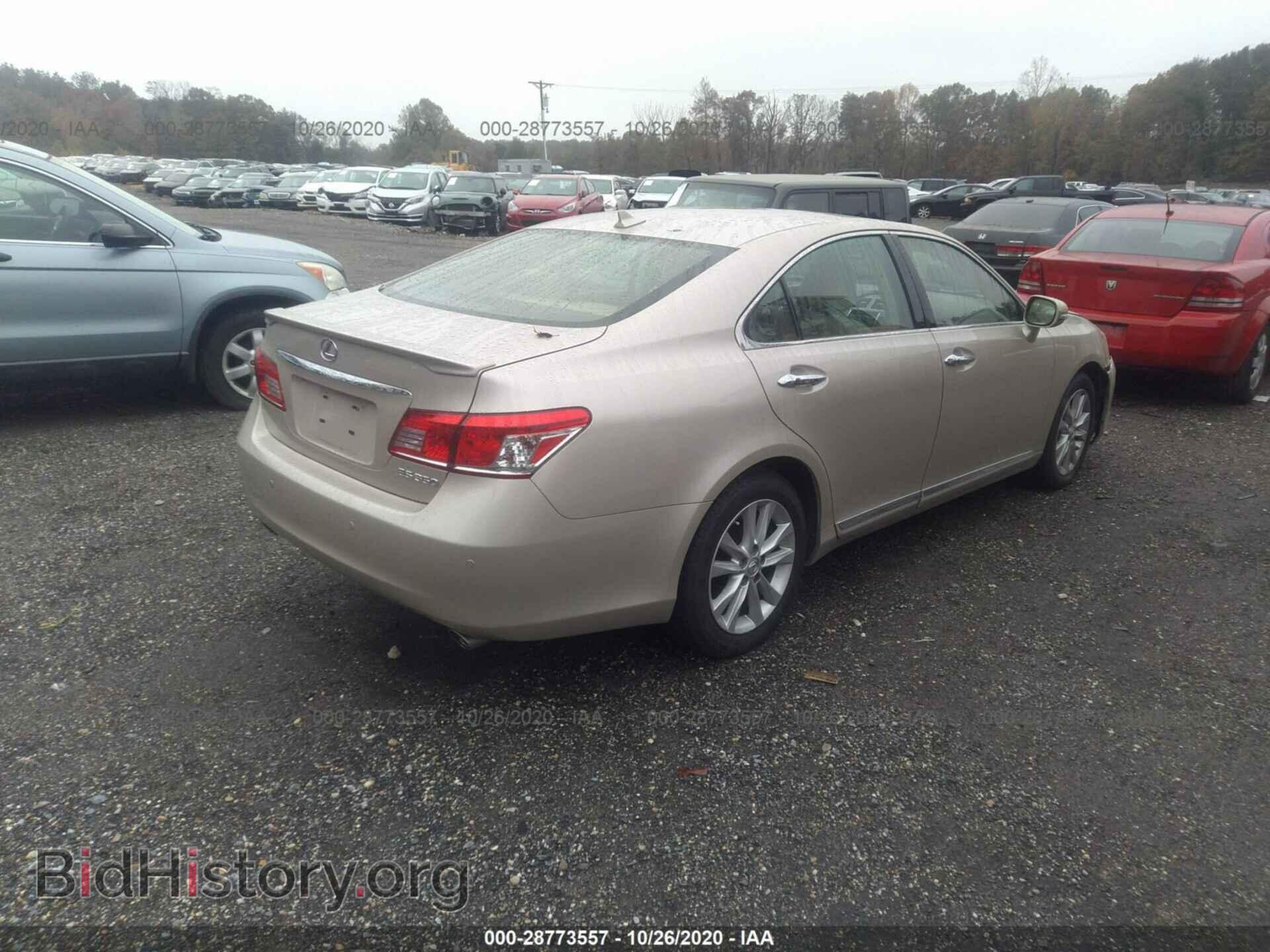 2012 LEXUS ES 350 - VIN: JTHBK1EG1C2500920 - Фото 4