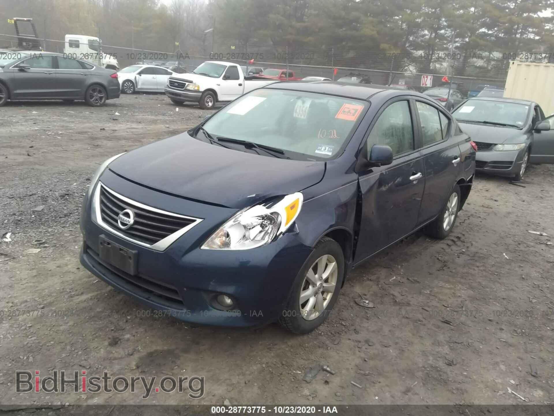 2012 NISSAN VERSA - VIN: 3N1CN7AP1CL878954 - Фото 2