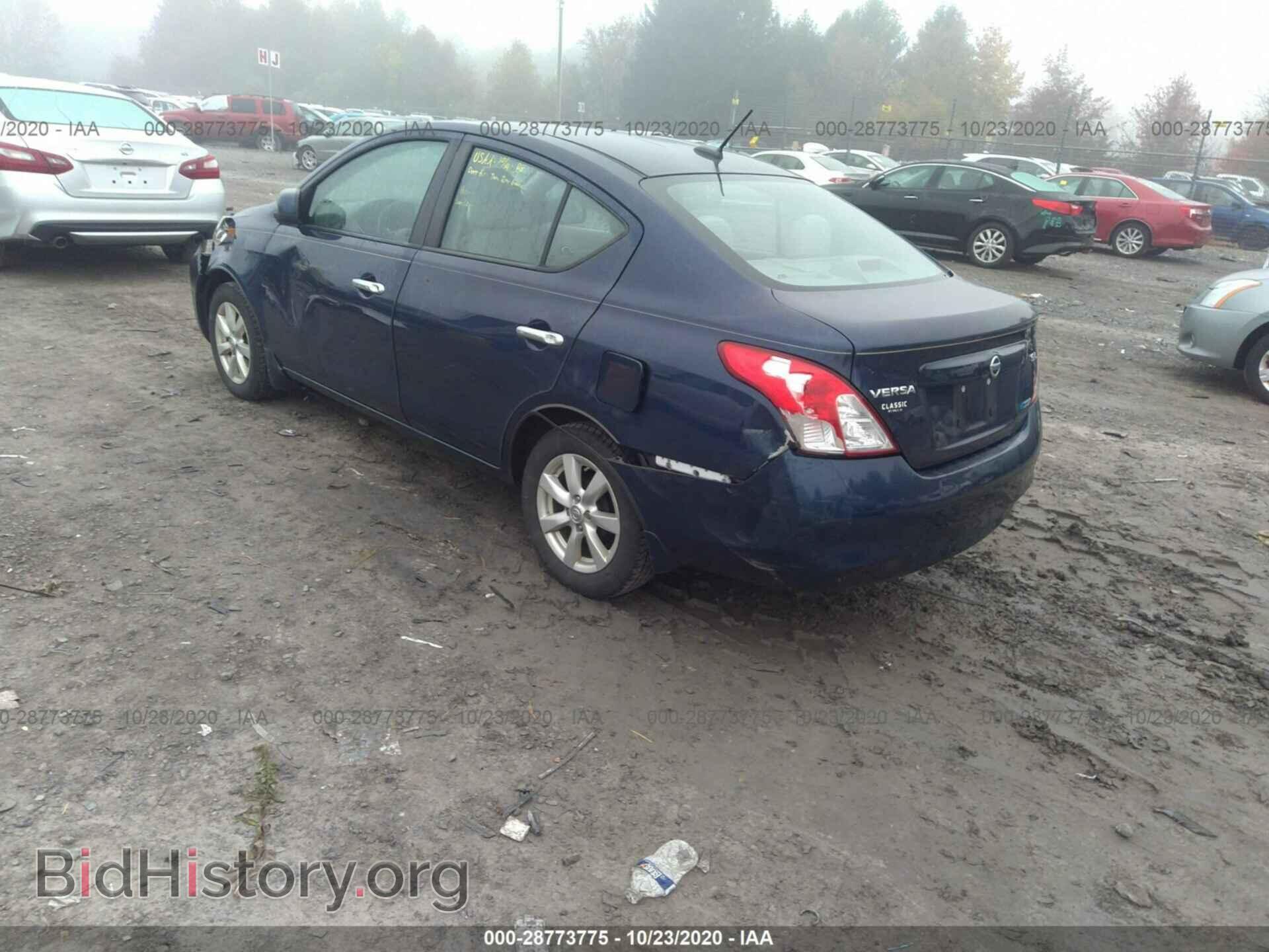 2012 NISSAN VERSA - VIN: 3N1CN7AP1CL878954 - Фото 3