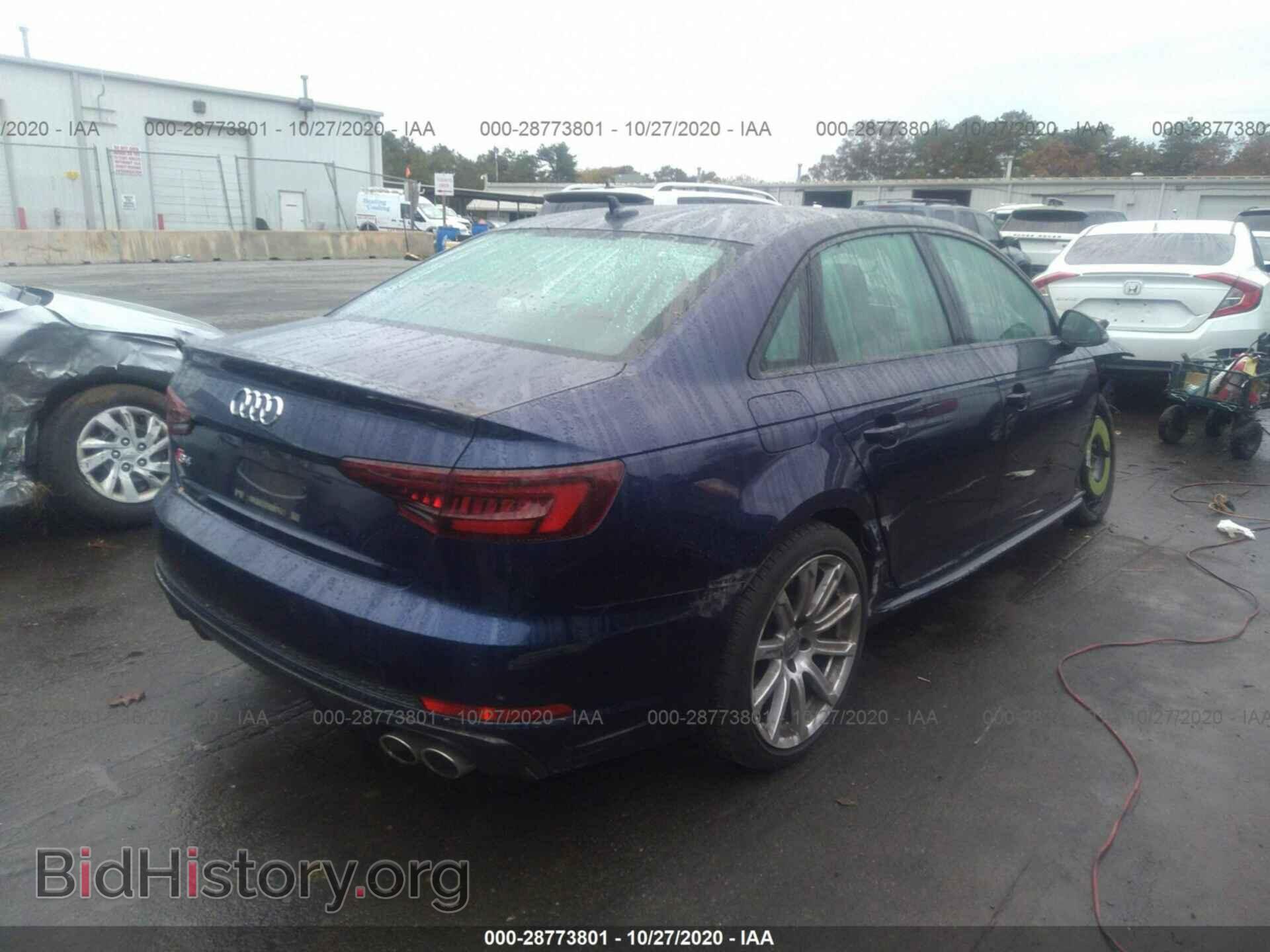 2018 AUDI S4 - VIN: WAUB4AF42JA137625 - Фото 4