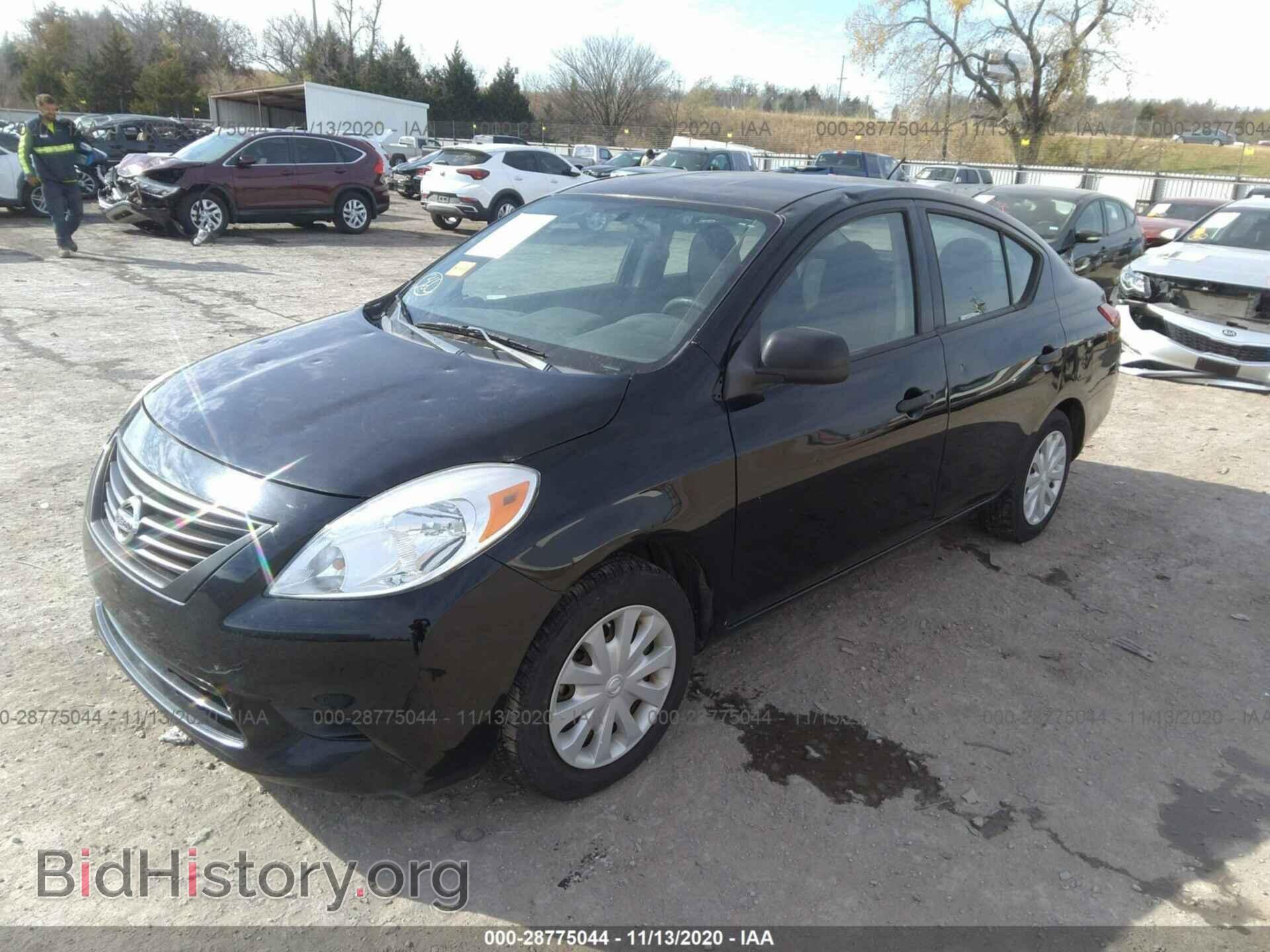 2012 NISSAN VERSA - VIN: 3N1CN7AP1CL824005 - Фото 2