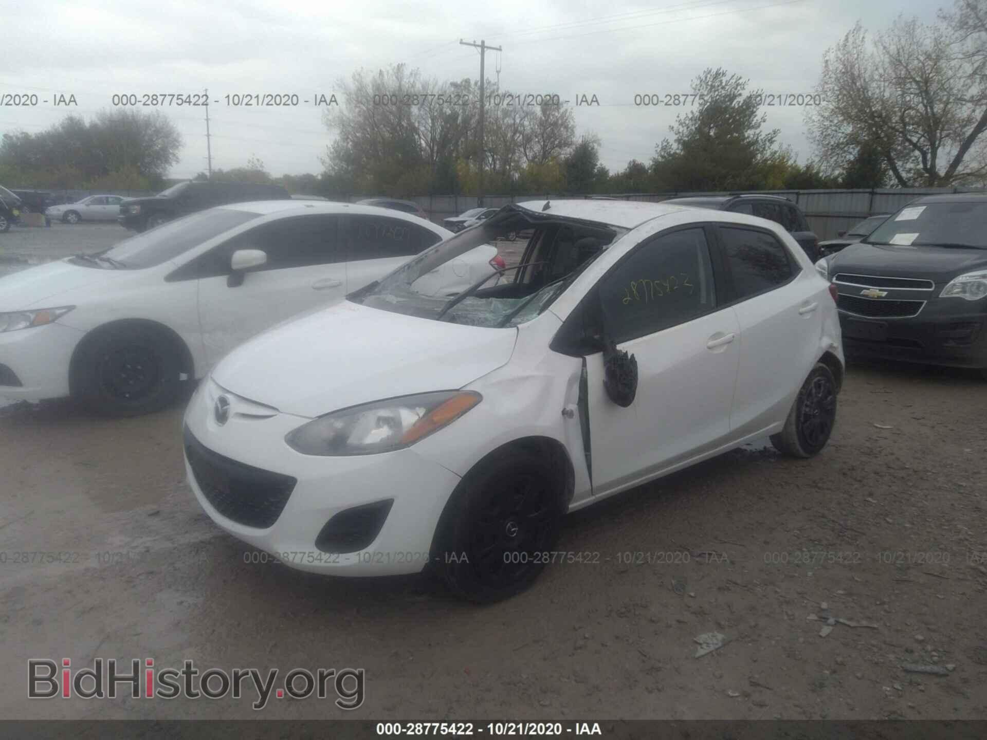 2011 MAZDA MAZDA2 - VIN: JM1DE1HY0B0120077 - Фото 2