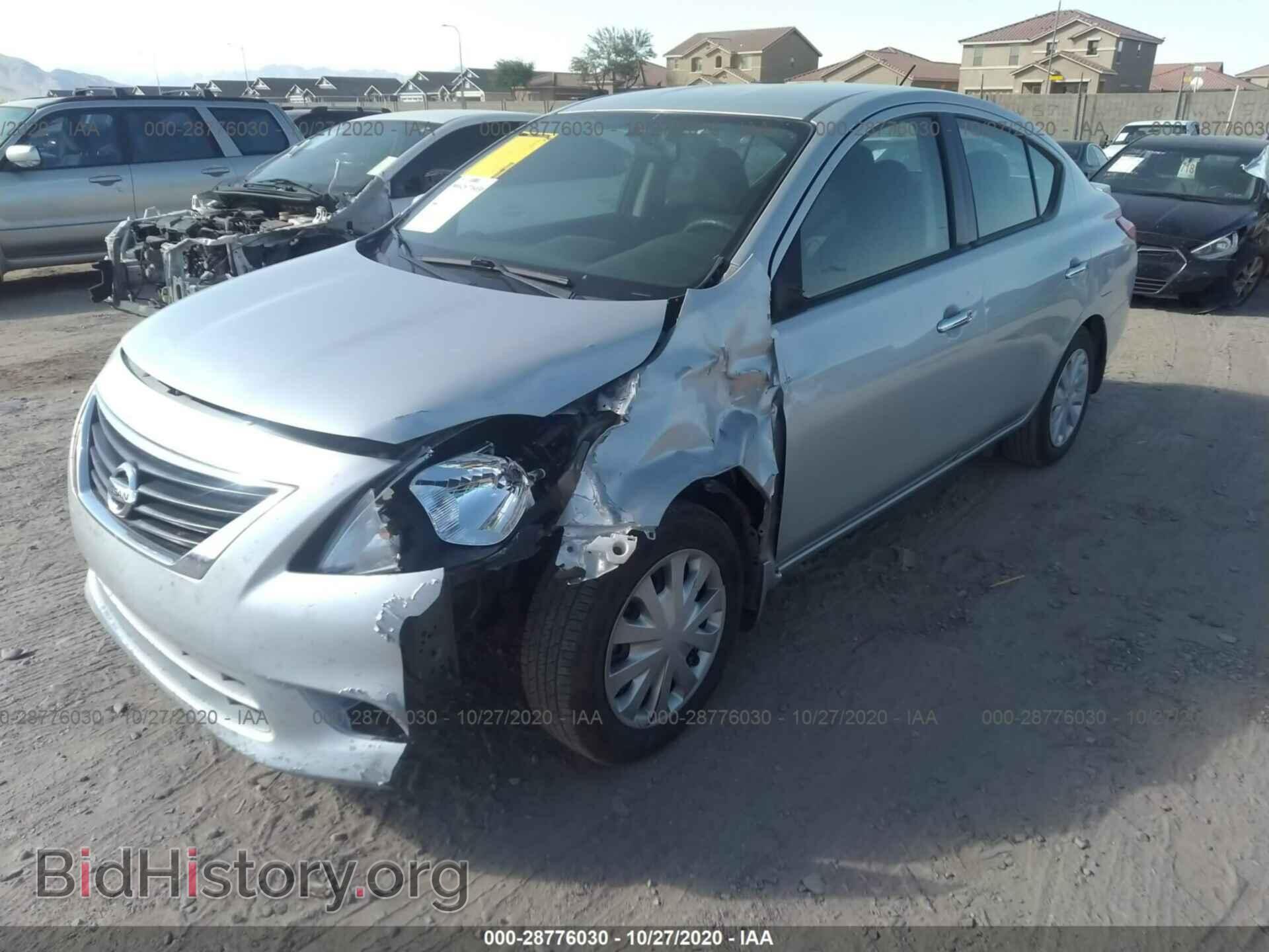2014 NISSAN VERSA - VIN: 3N1CN7AP6EL832121 - Фото 2