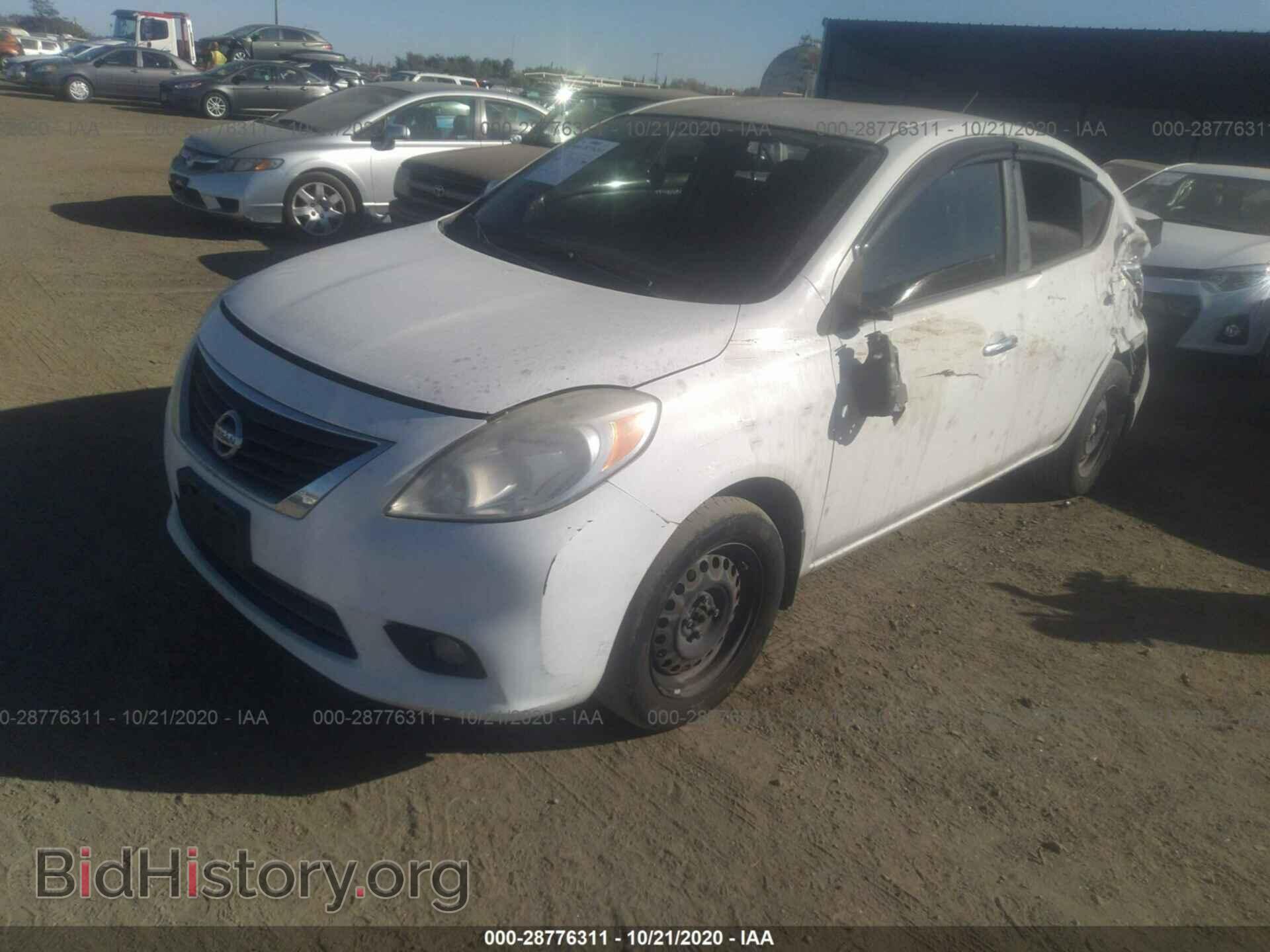 2012 NISSAN VERSA - VIN: 3N1CN7AP7CL903615 - Фото 2
