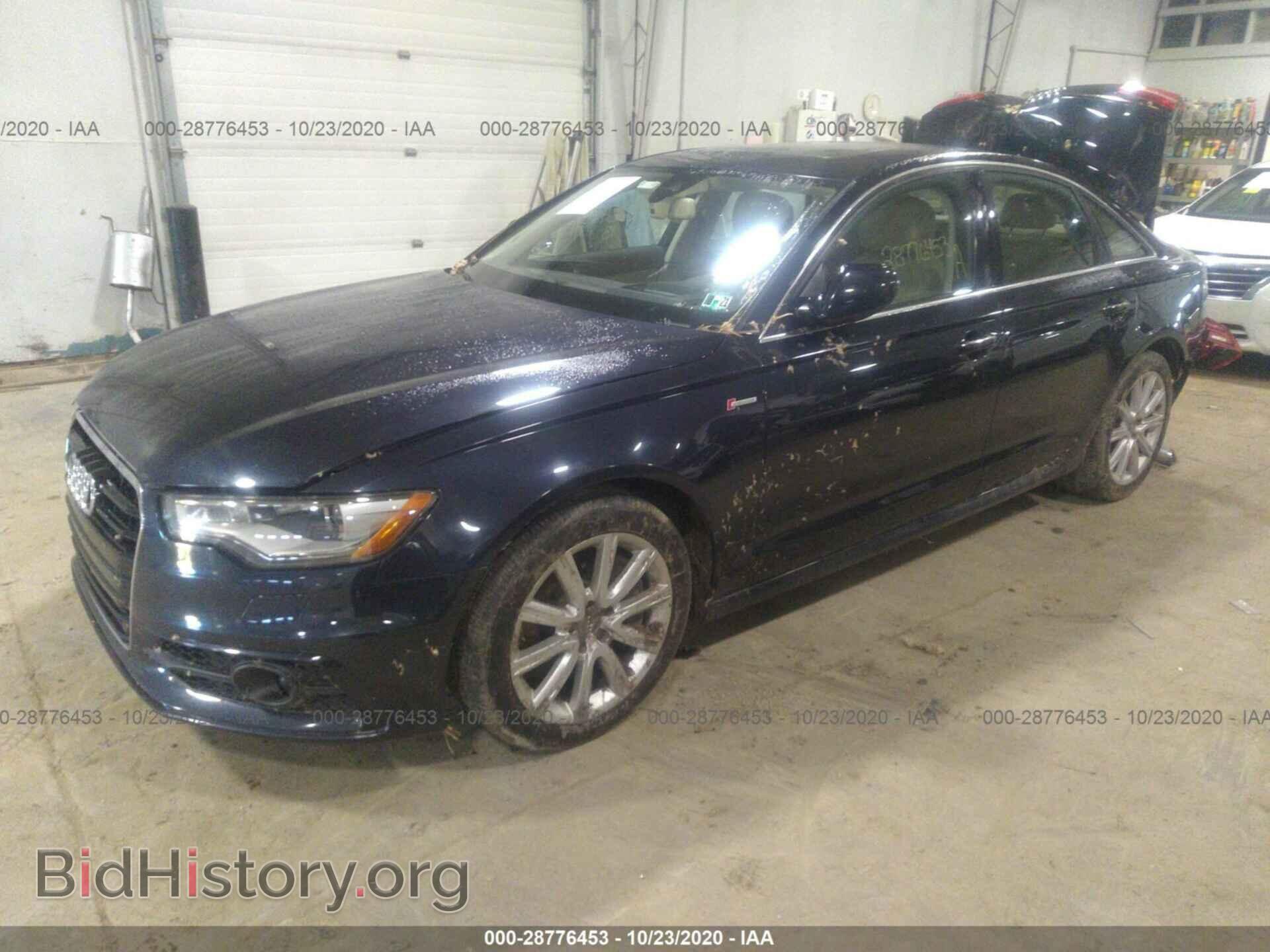 2013 AUDI A6 - VIN: WAUJGAFC7DN005726 - Фото 2