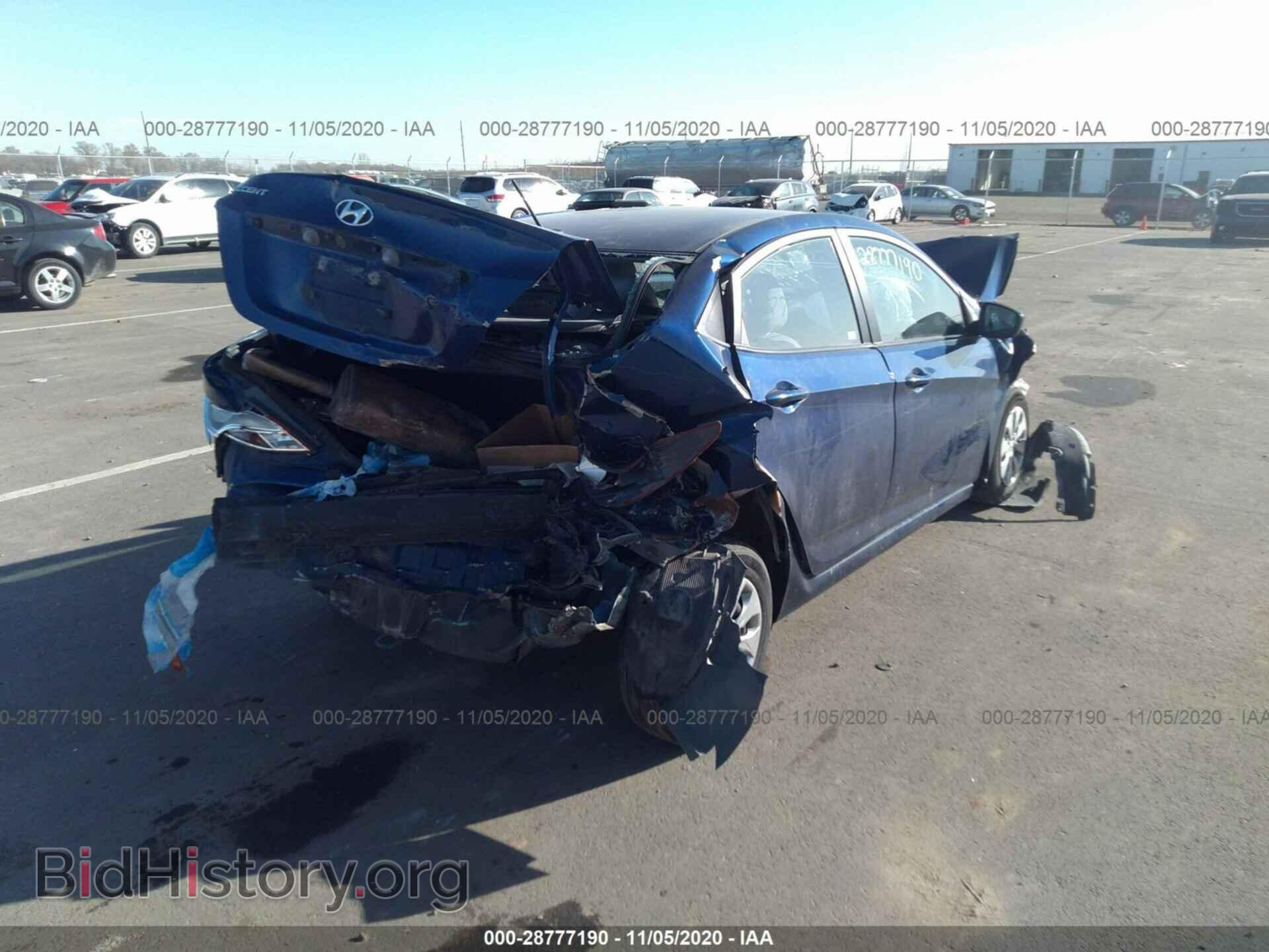 2017 HYUNDAI ACCENT - VIN: KMHCT4AE5HU298308 - Фото 4