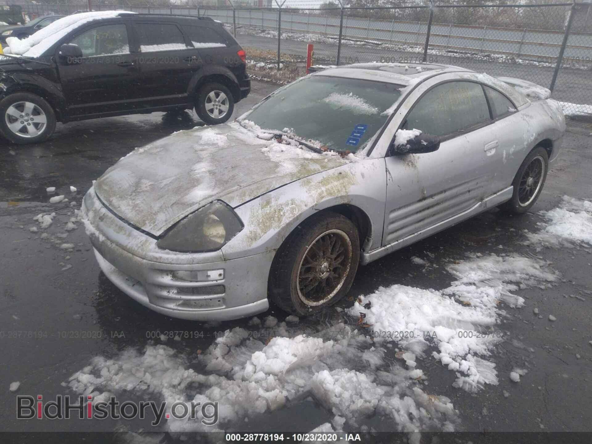 2001 MITSUBISHI ECLIPSE - VIN: 4A3AC84H91E213623 - Фото 2