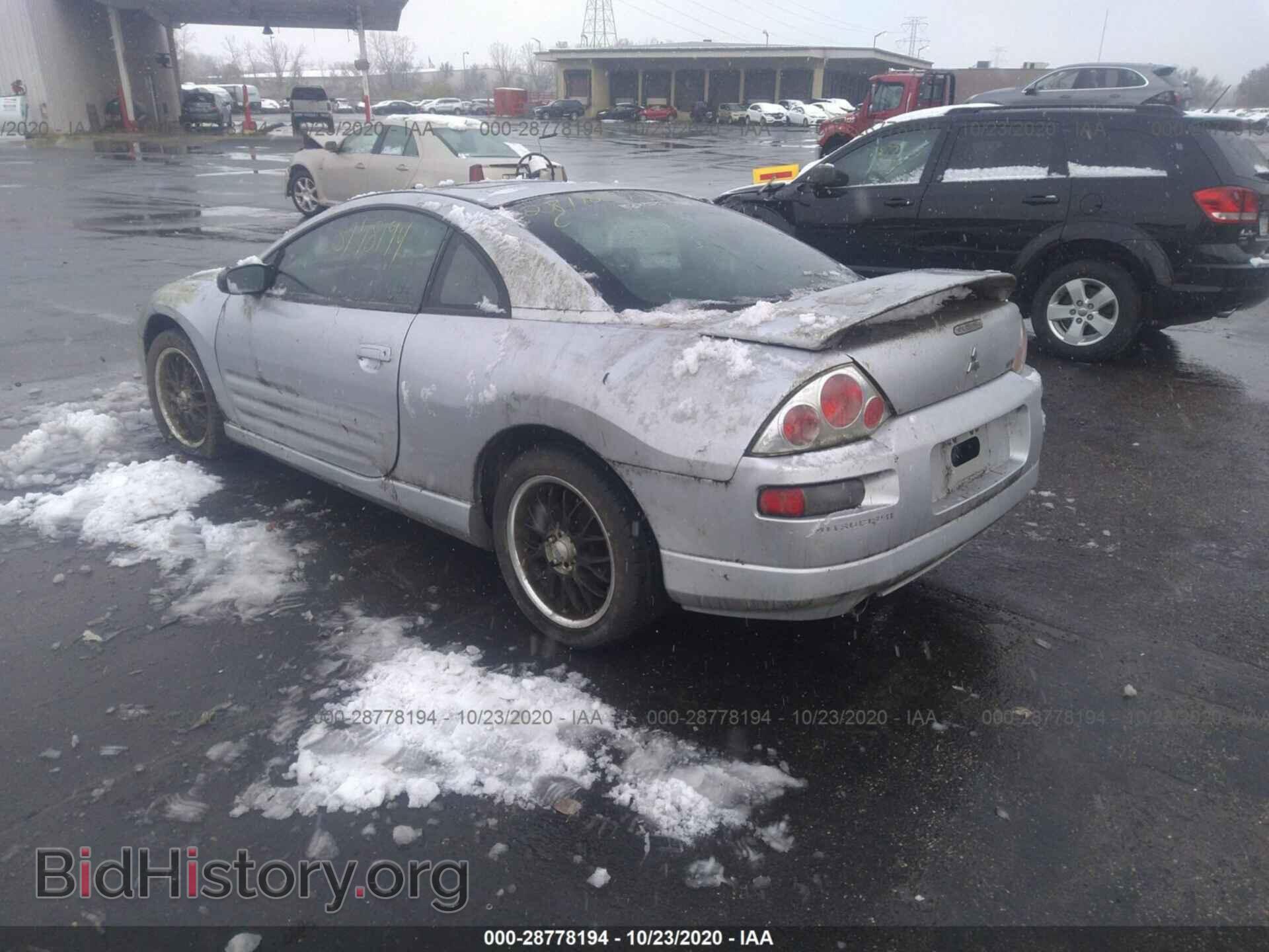 2001 MITSUBISHI ECLIPSE - VIN: 4A3AC84H91E213623 - Фото 3