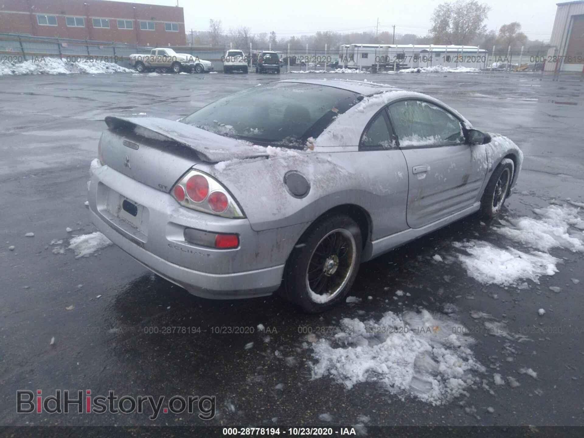 2001 MITSUBISHI ECLIPSE - VIN: 4A3AC84H91E213623 - Фото 4