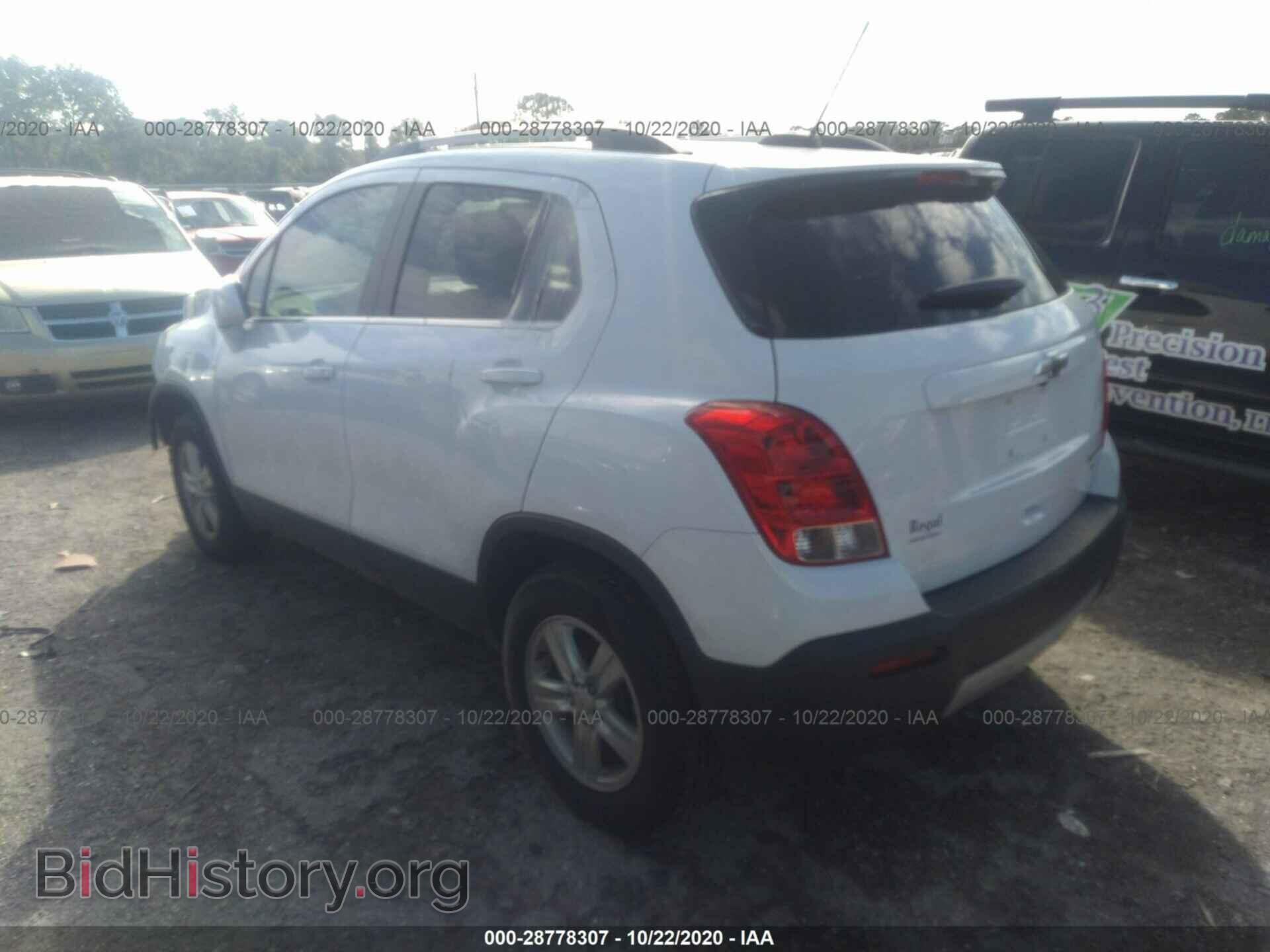 2016 CHEVROLET TRAX - VIN: KL7CJPSB2GB559319 - Фото 3