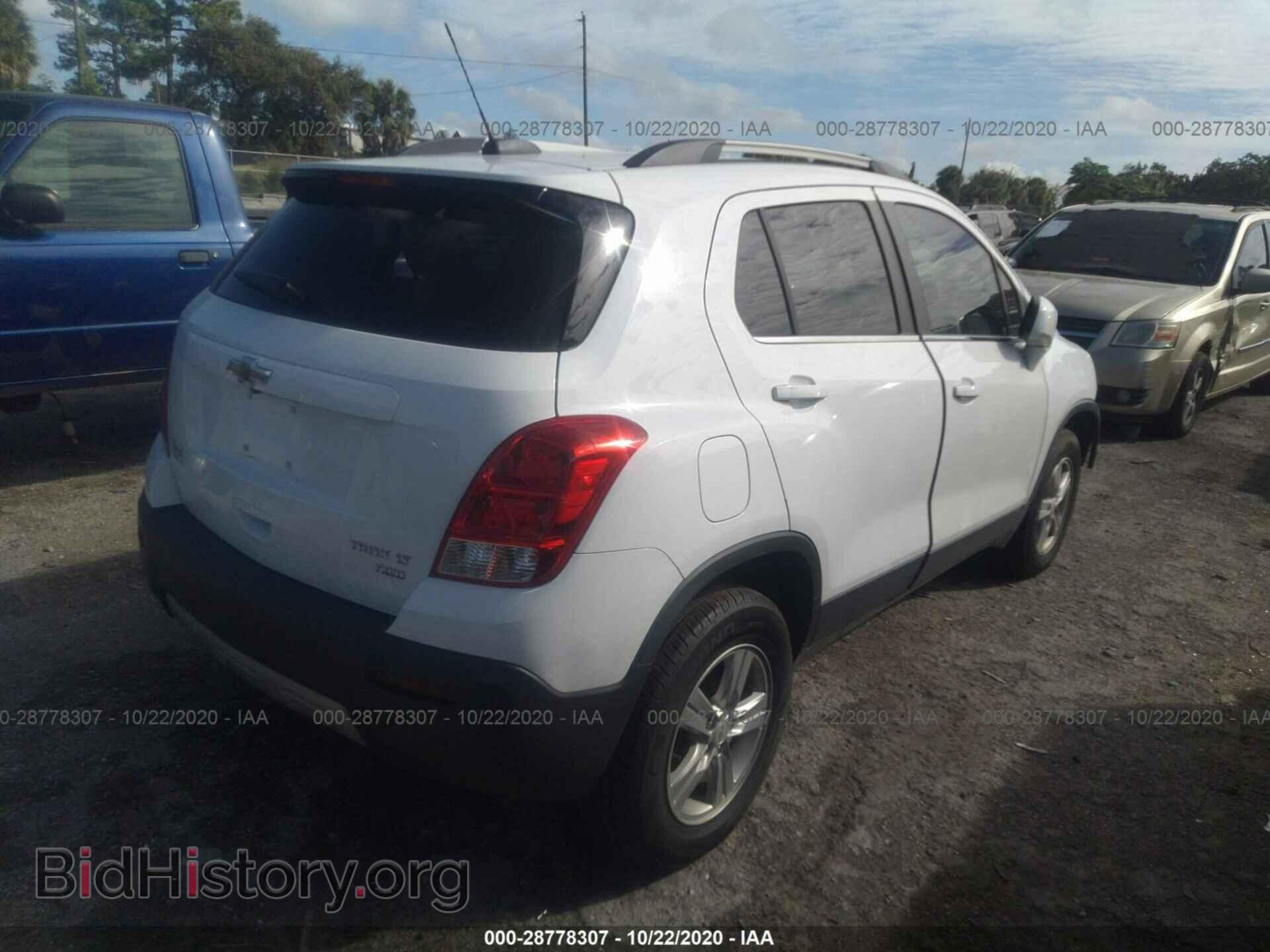 2016 CHEVROLET TRAX - VIN: KL7CJPSB2GB559319 - Фото 4