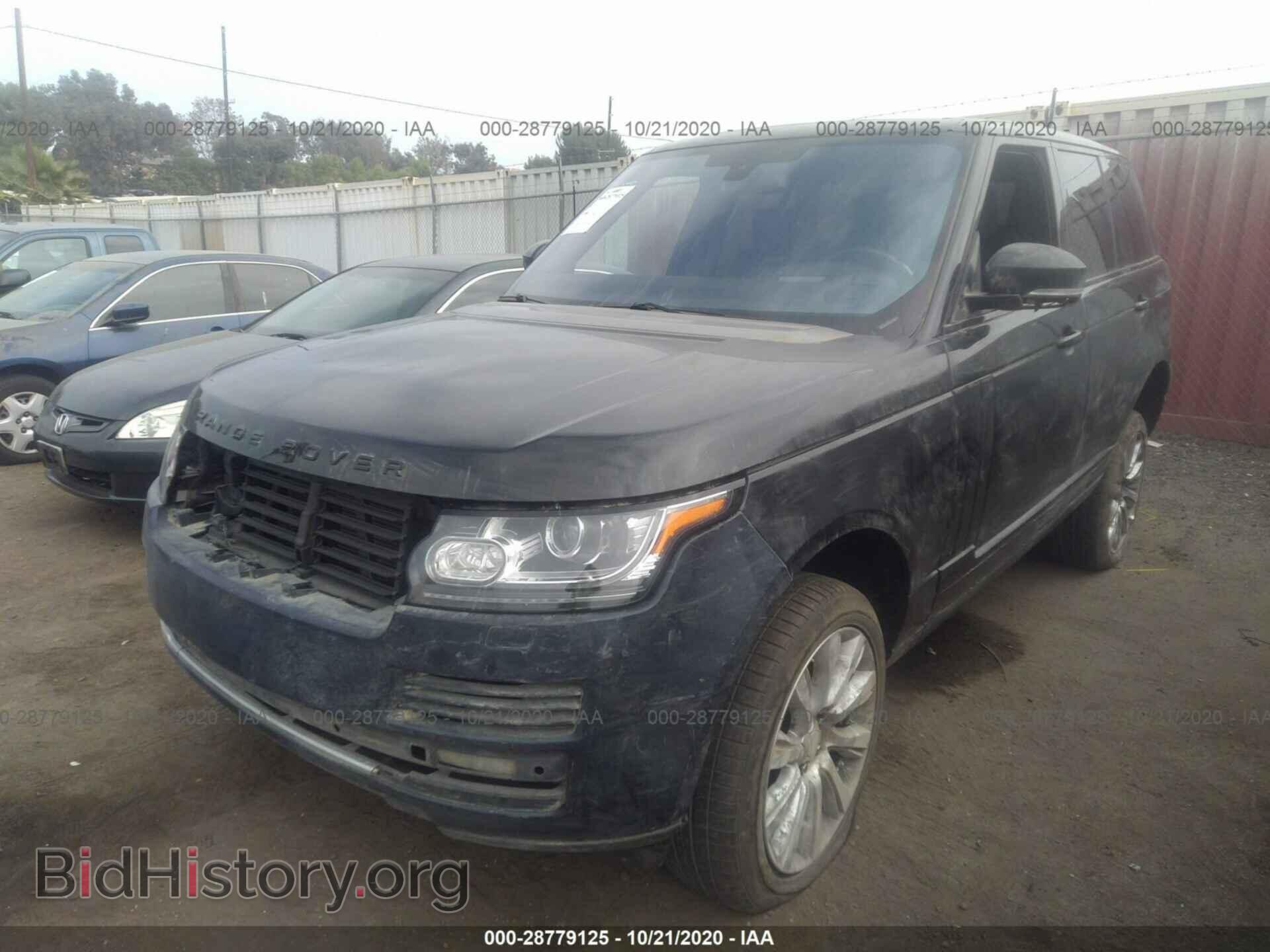 2016 LAND ROVER RANGE ROVER - VIN: SALGS2EF5GA318016 - Фото 2