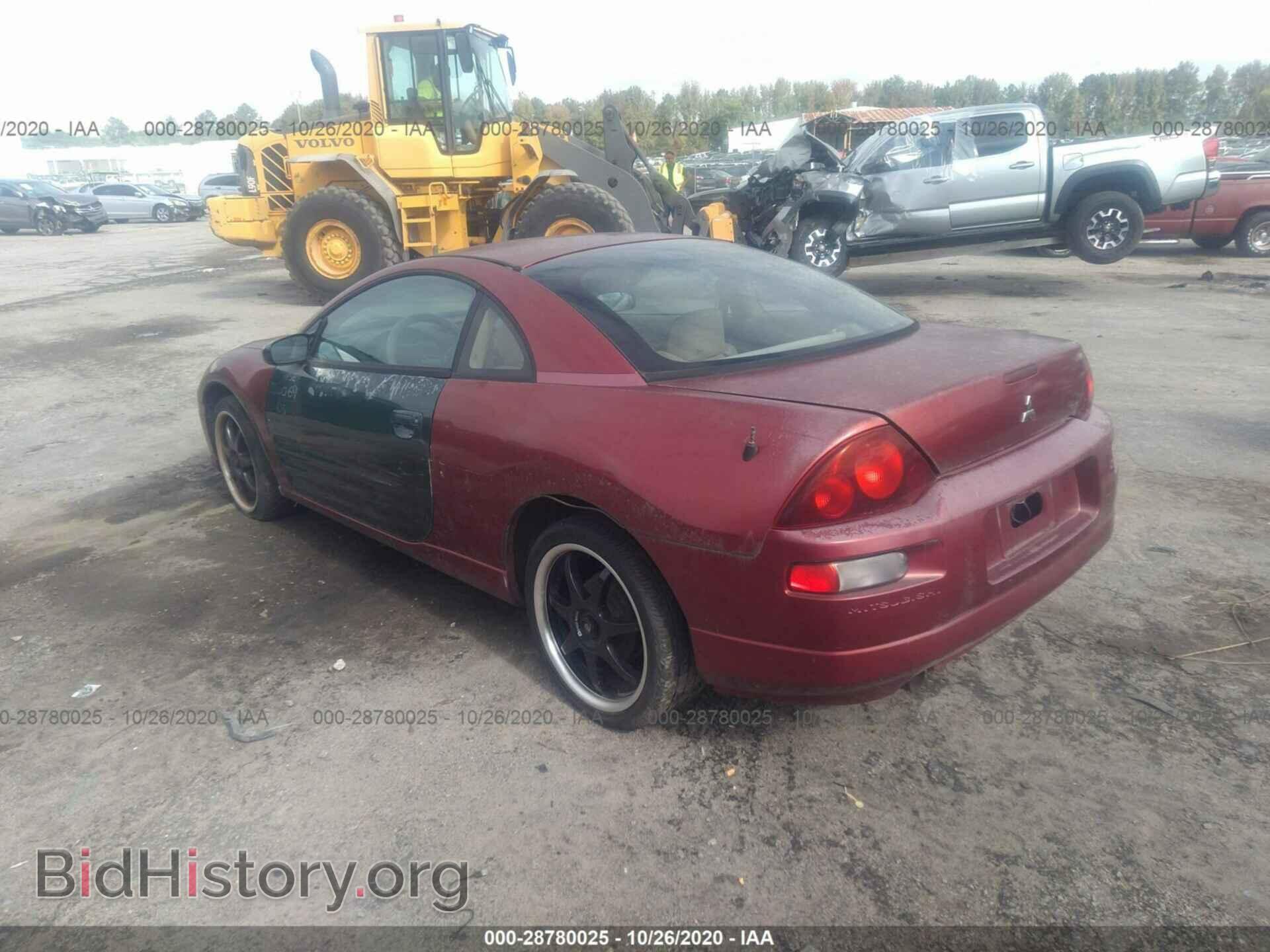 2002 MITSUBISHI ECLIPSE - VIN: 4A3AC34G82E102380 - Фото 3