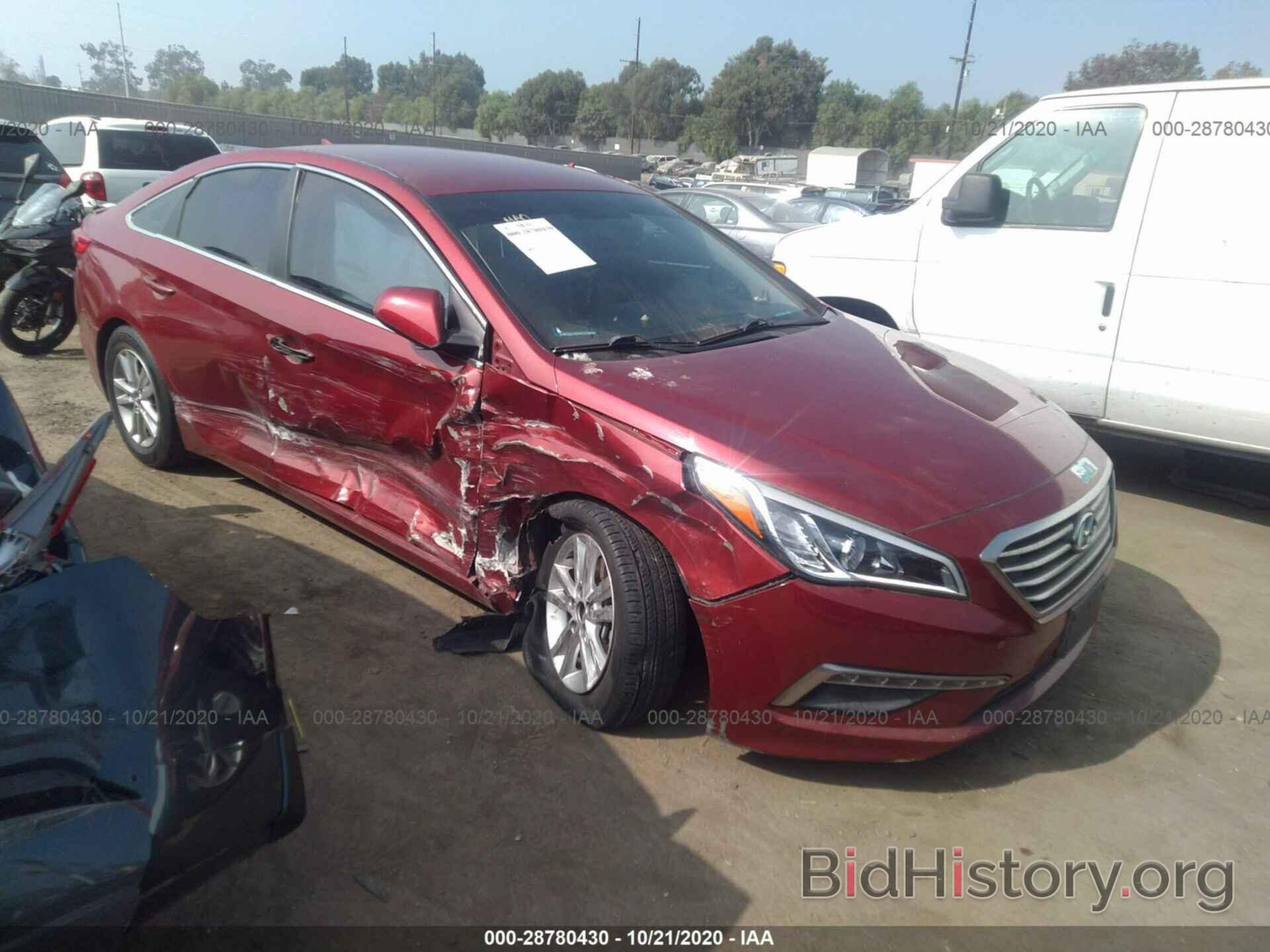 Photo 5NPE24AF1FH115129 - HYUNDAI SONATA 2015