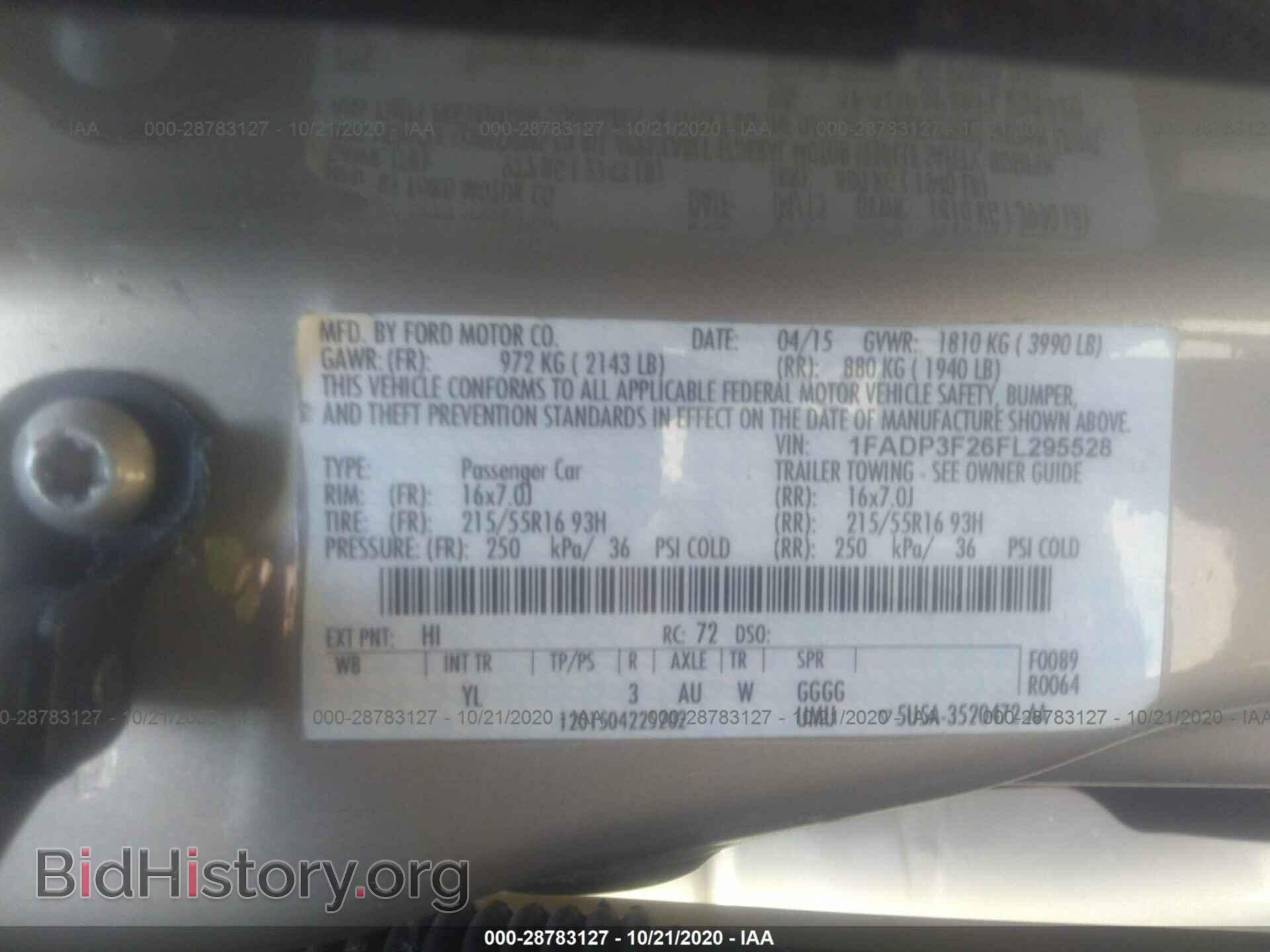 2015 FORD FOCUS - VIN: 1FADP3F26FL295528 - Photo 9