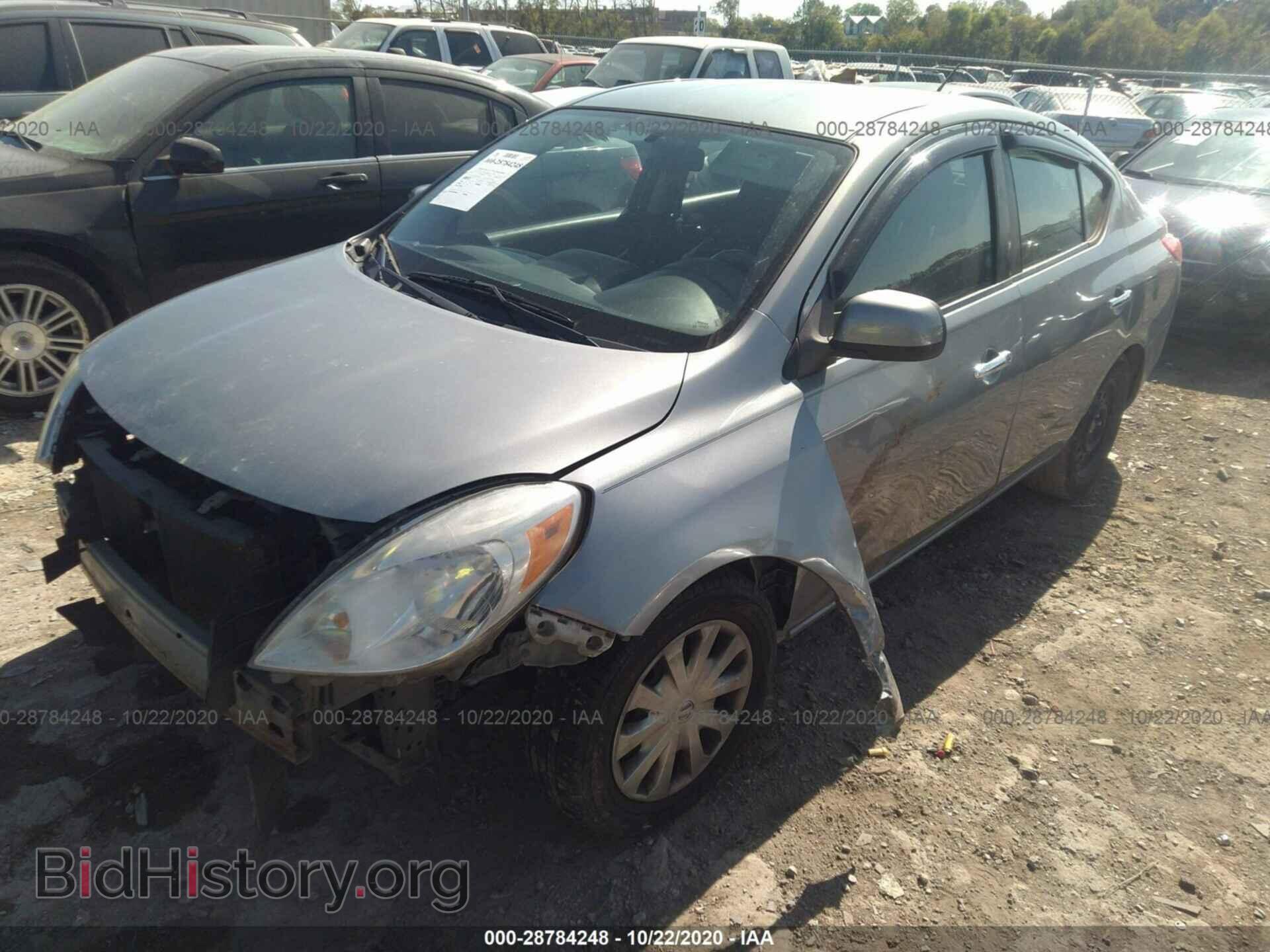 2012 NISSAN VERSA - VIN: 3N1CN7AP1CL825428 - Фото 2